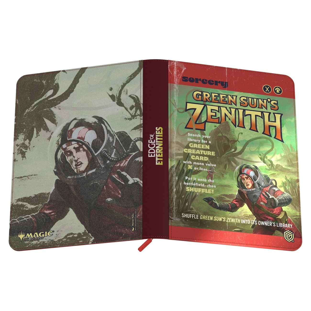 Ultimate Guard Zipfolio 360 Xenoskin Magic: The Gathering "Edge of Eternities" - Green Sun’s Zenith
