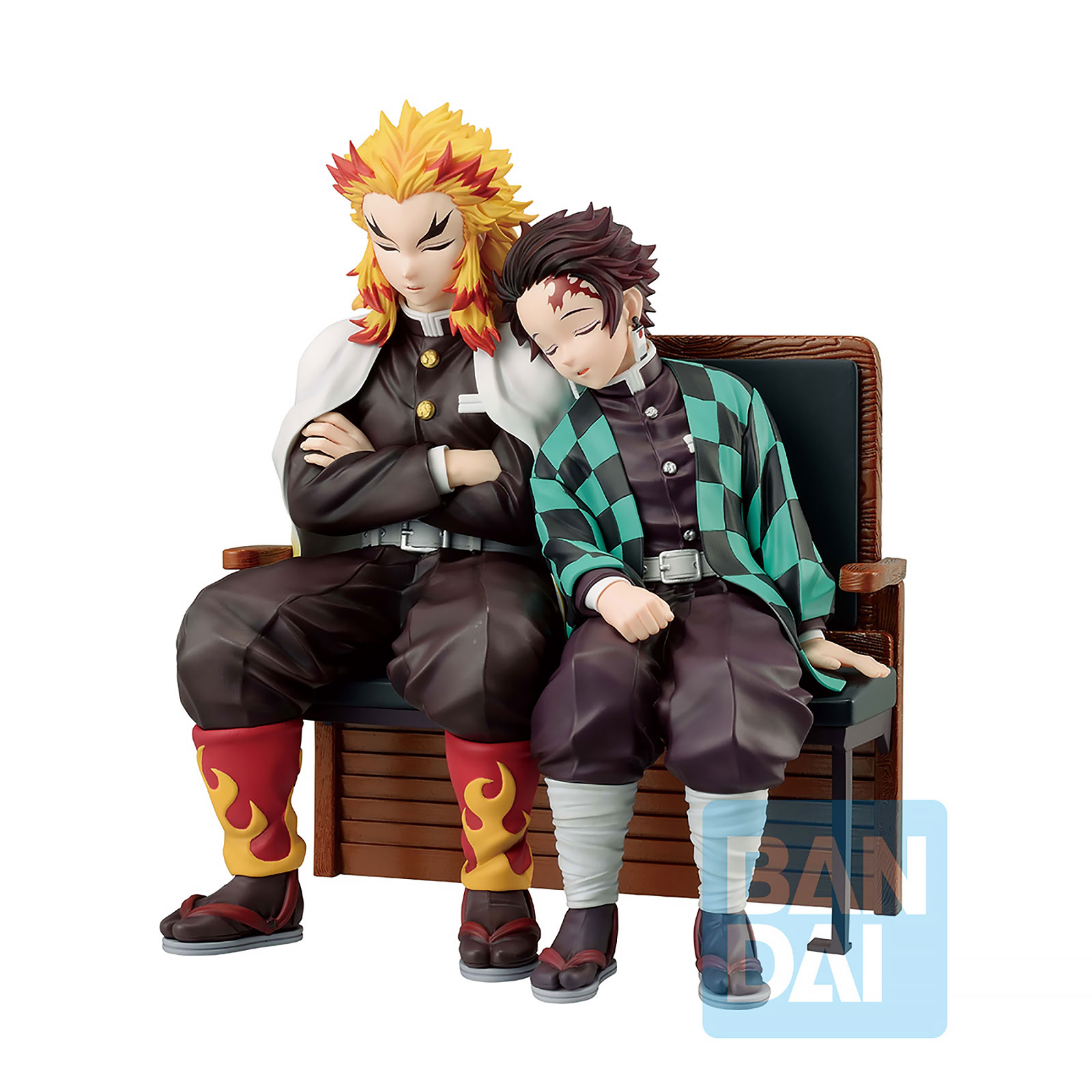 Demon Slayer - Set de figuras Tanjiro Kamado & Kyojuro Rengoku Locus