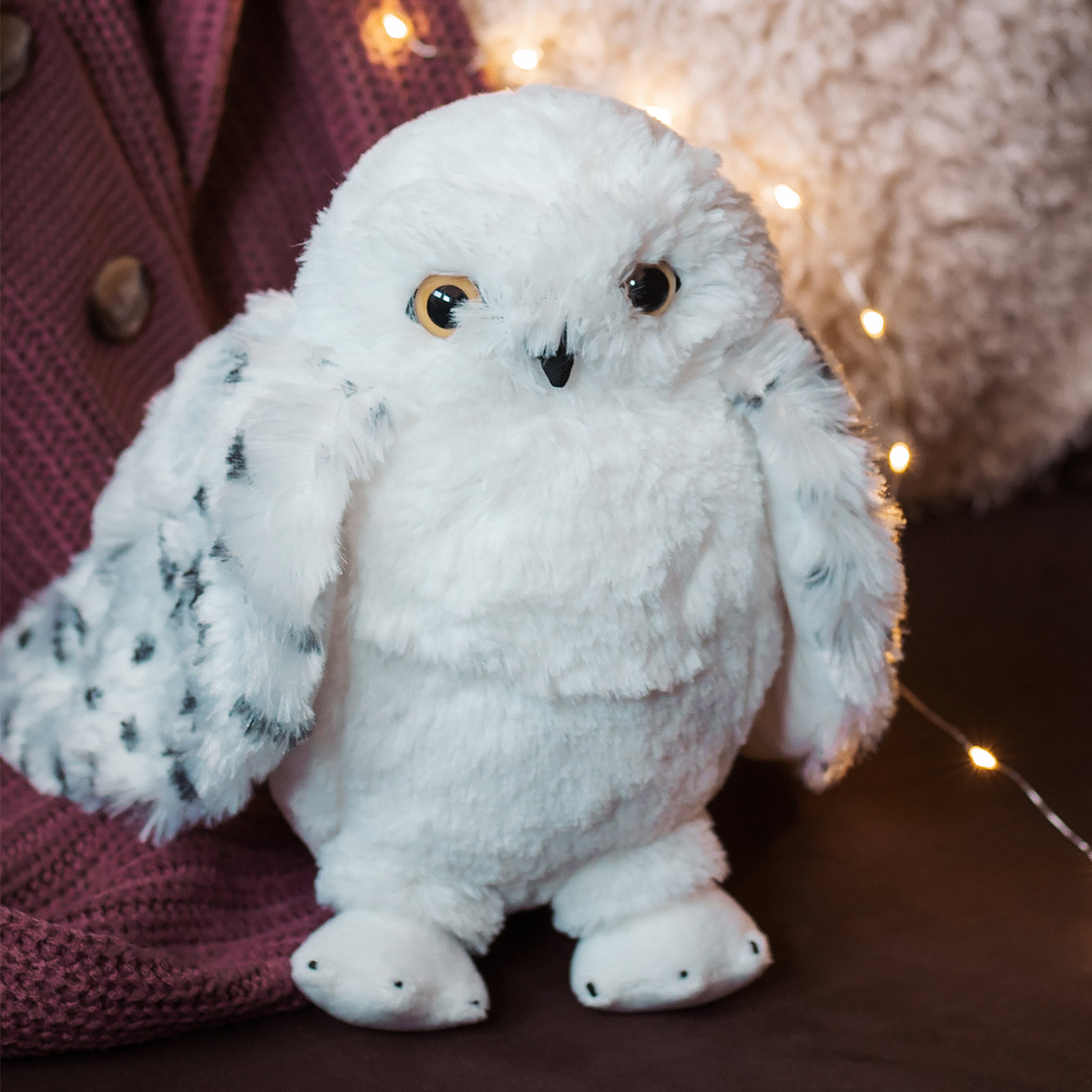 Hedwig mit geöffneten Flügeln Plüsch Figur 28 cm - Harry Potter