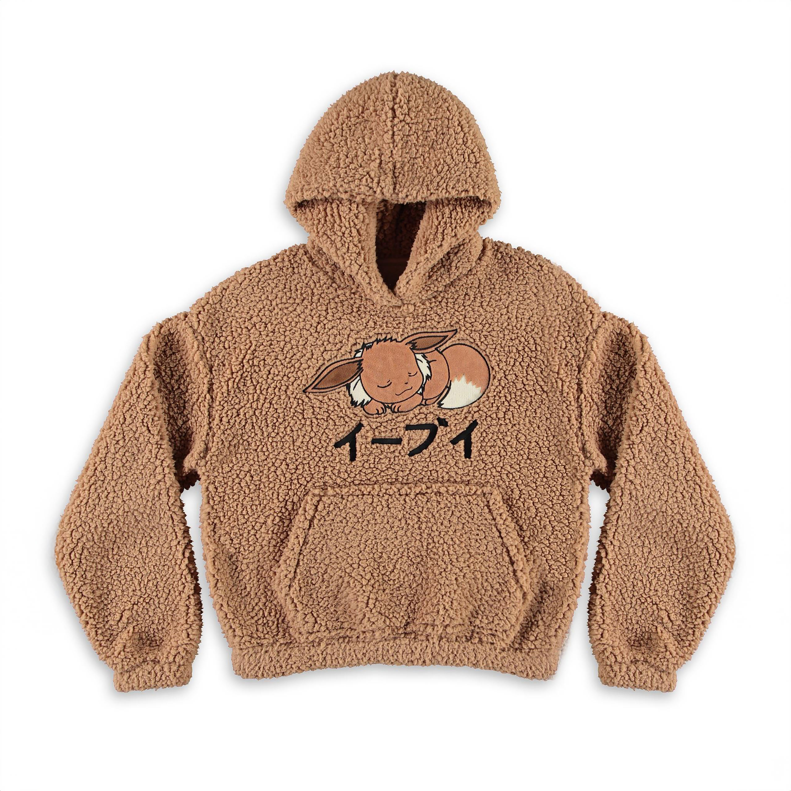 Pokémon - Felpa con cappuccio Eevee con interno in peluche