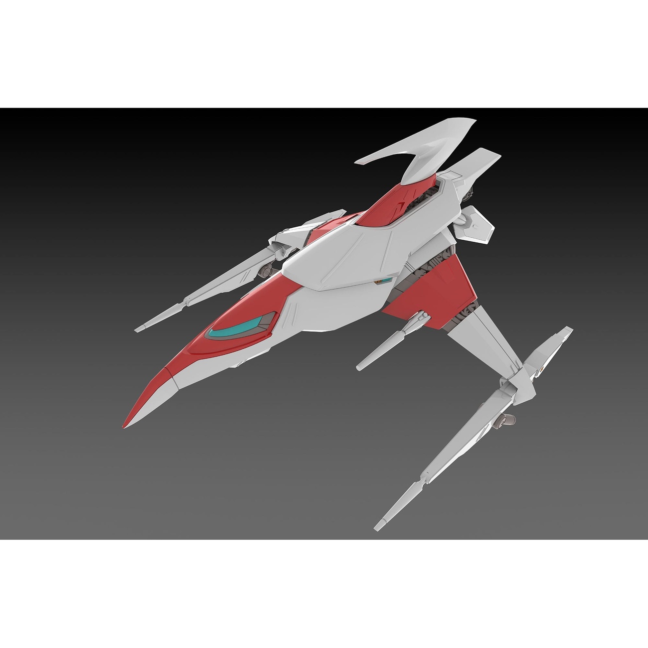 Dariusburst CS Core Kit in Plastica 1/144 Legend Silver Hawk 3F-1B Caccia Spaziale 14 cm