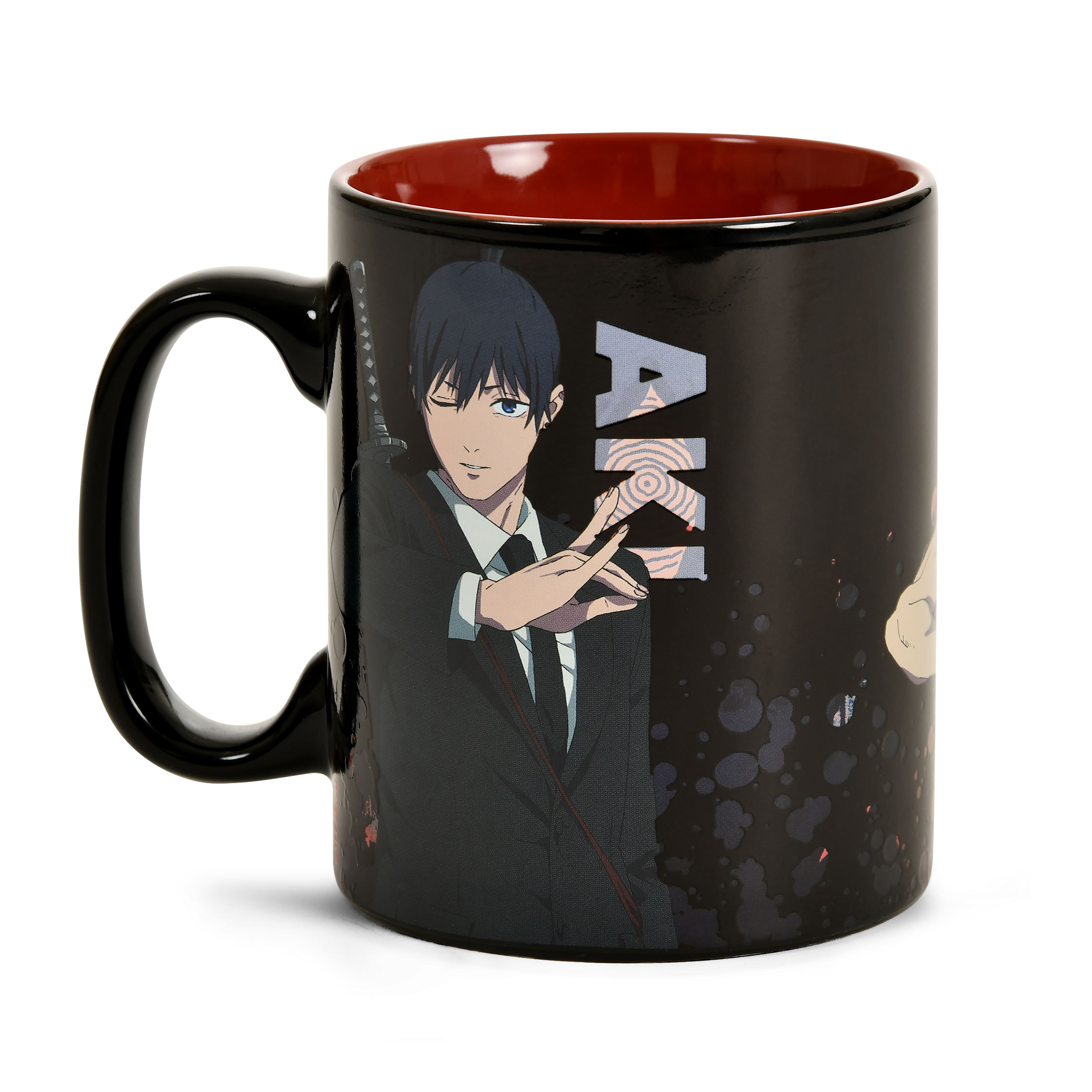 Chainsaw Man - Taza de Efecto Térmico Denji y Aki