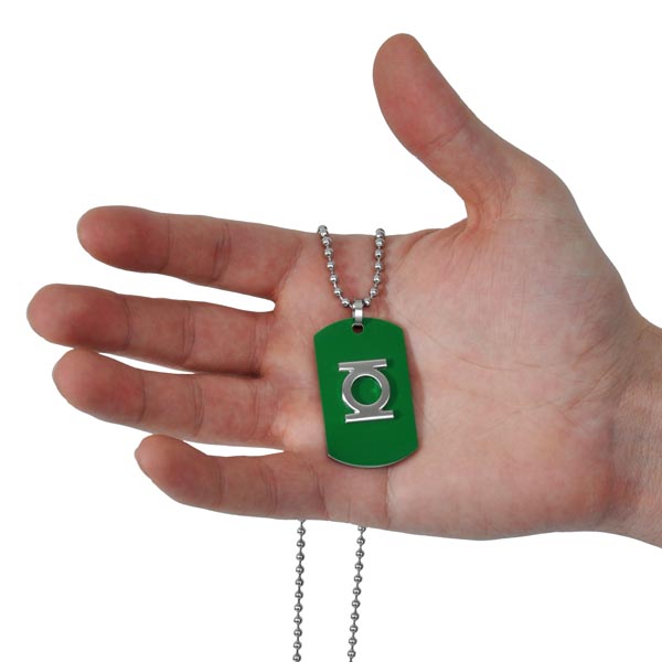Green Lantern - Green pendant on chain
