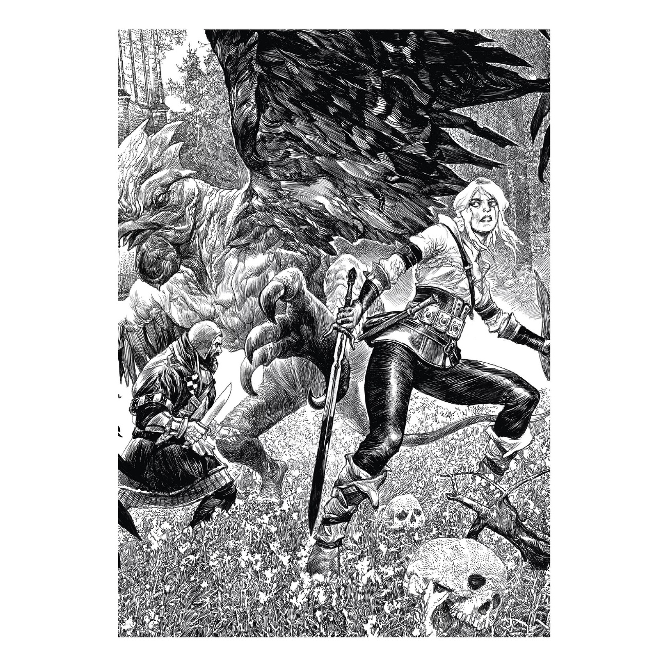 The Witcher Puzzle Pack de 10 10th Anniversary Puzzle Collection (500 piezas)