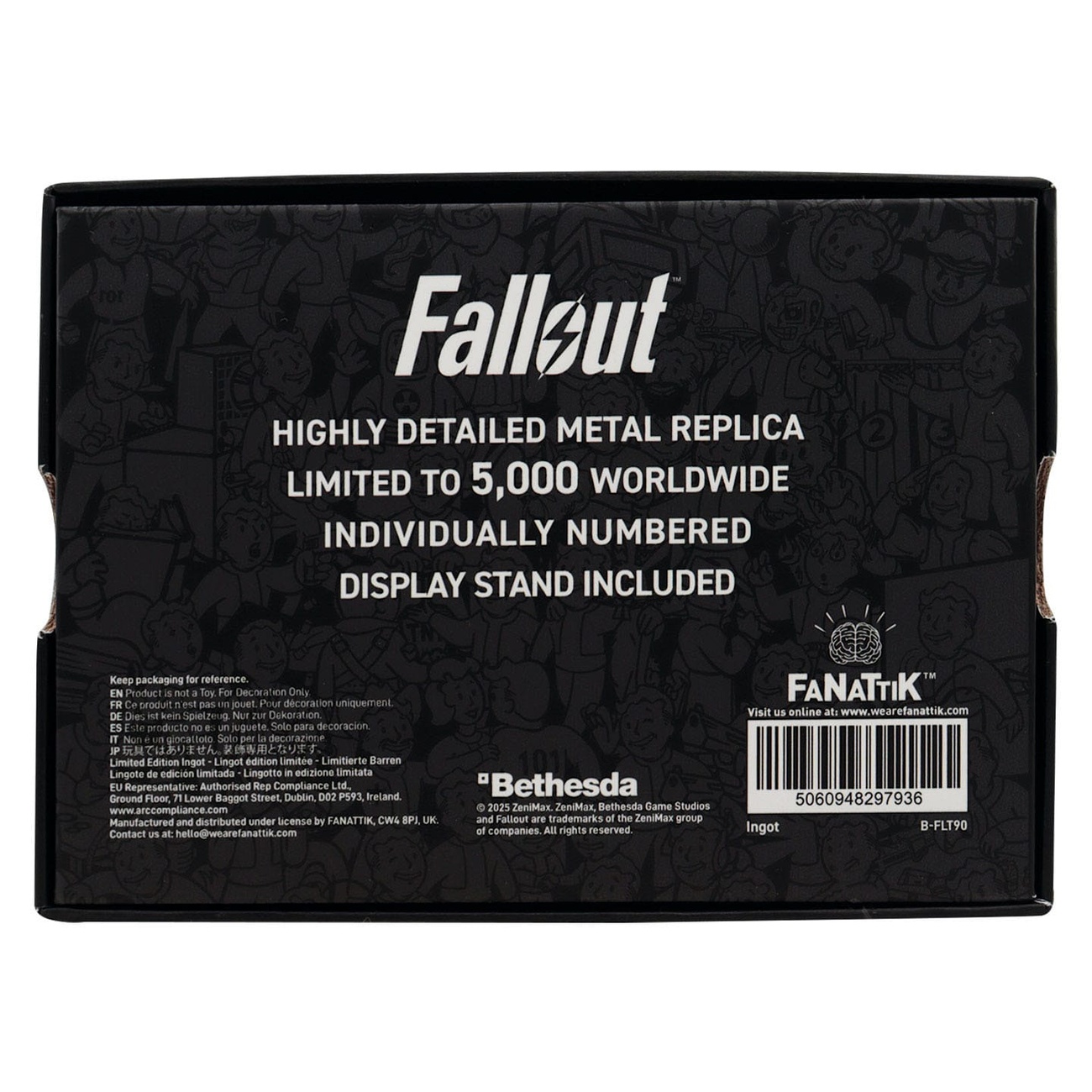Fallout 3 Réplica Tarjeta de Seguridad Vault 101 Edición Limitada