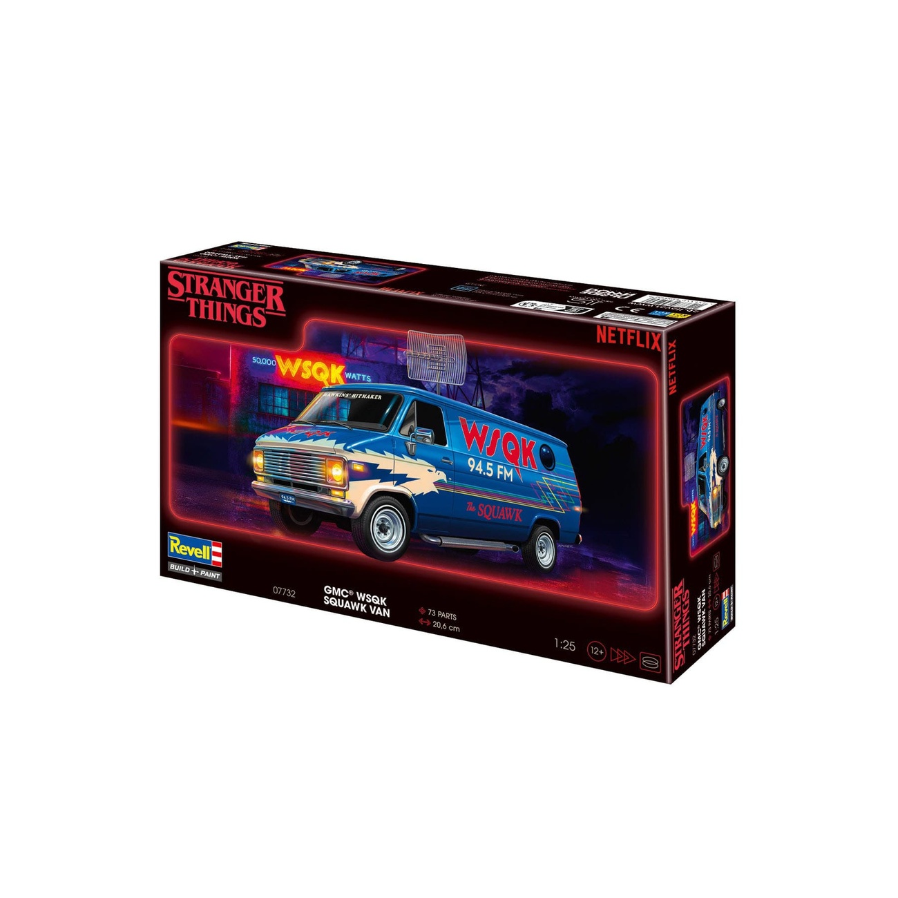 Stranger Things Modellino 1/25 Squawk Van 21 cm
