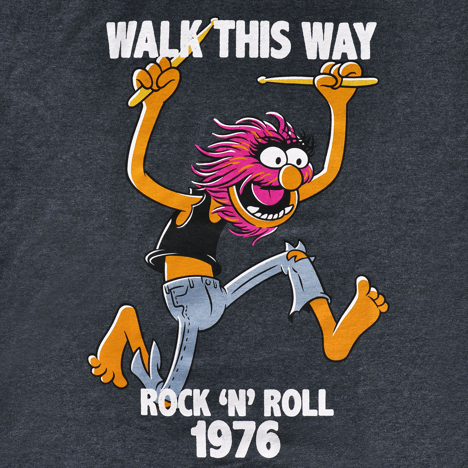 Muppets - Animal Walk This Way T-Shirt grey
