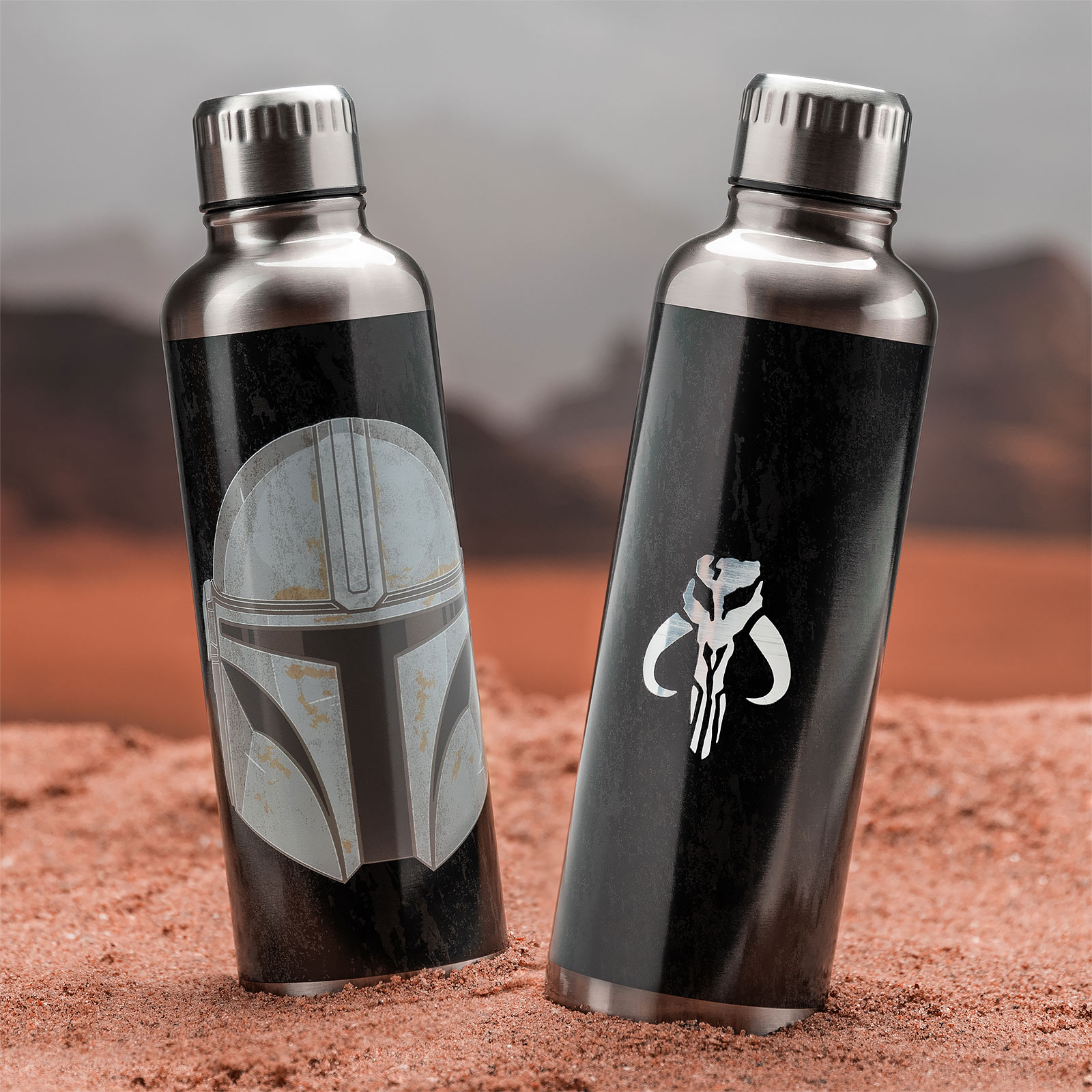 The Mandalorian Water Bottle - Star Wars