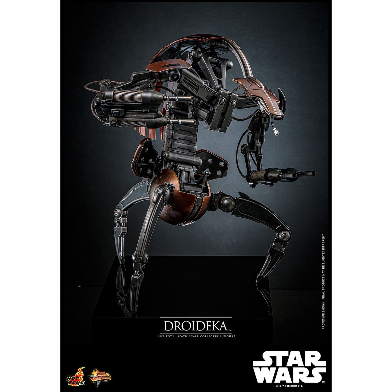 Star Wars Episodio I Movie Masterpiece Action Figure 1/6 Droideka 27 cm