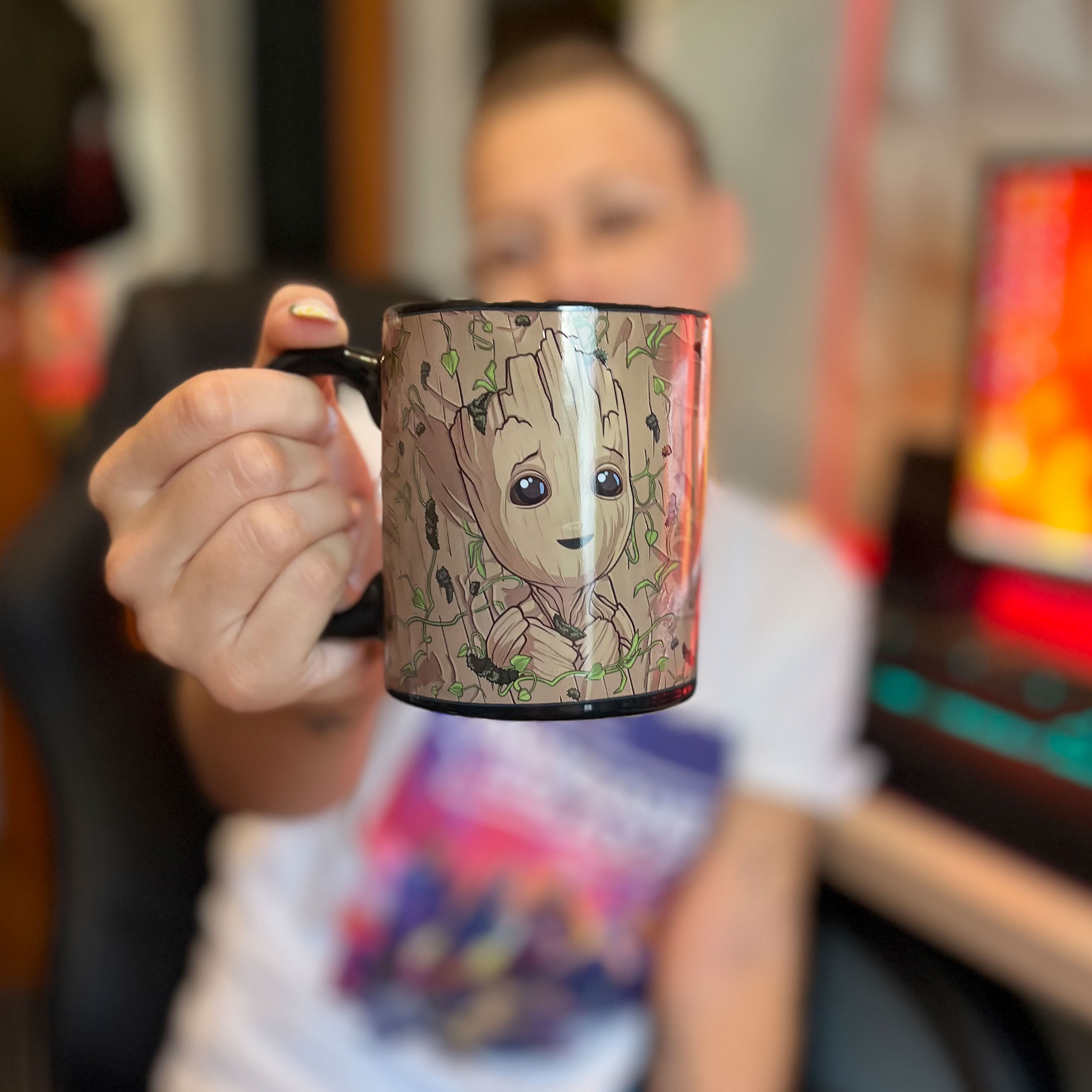 Guardians of the Galaxy - Taza de efecto térmico Groot