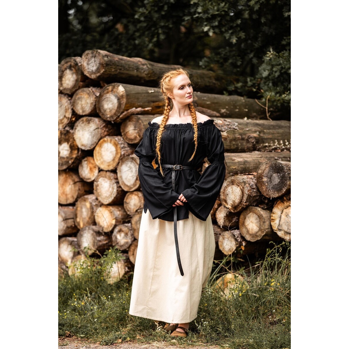 Blusa medieval Emma negra