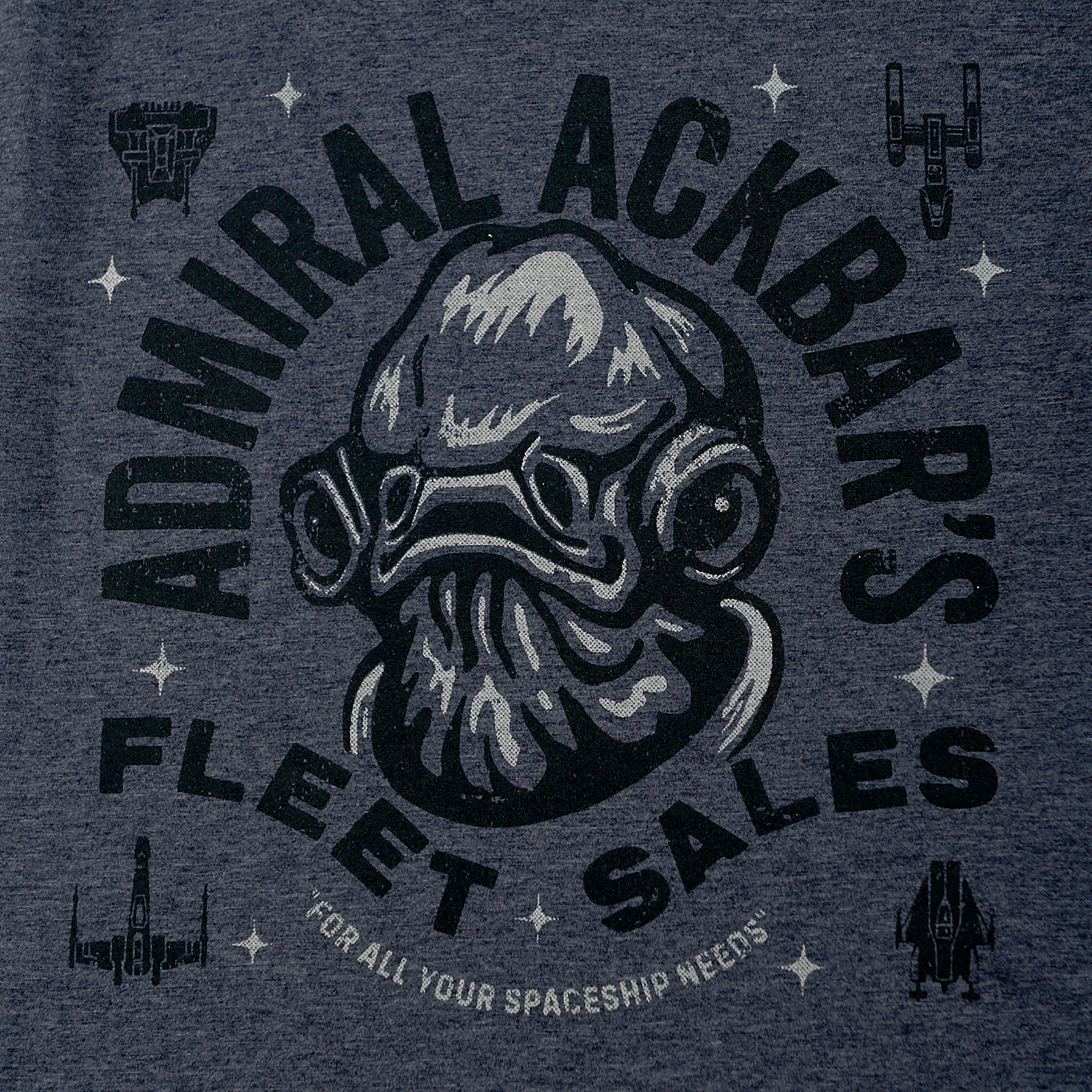 Star Wars - T-Shirt bleu Admiral Ackbar's Fleet Sales