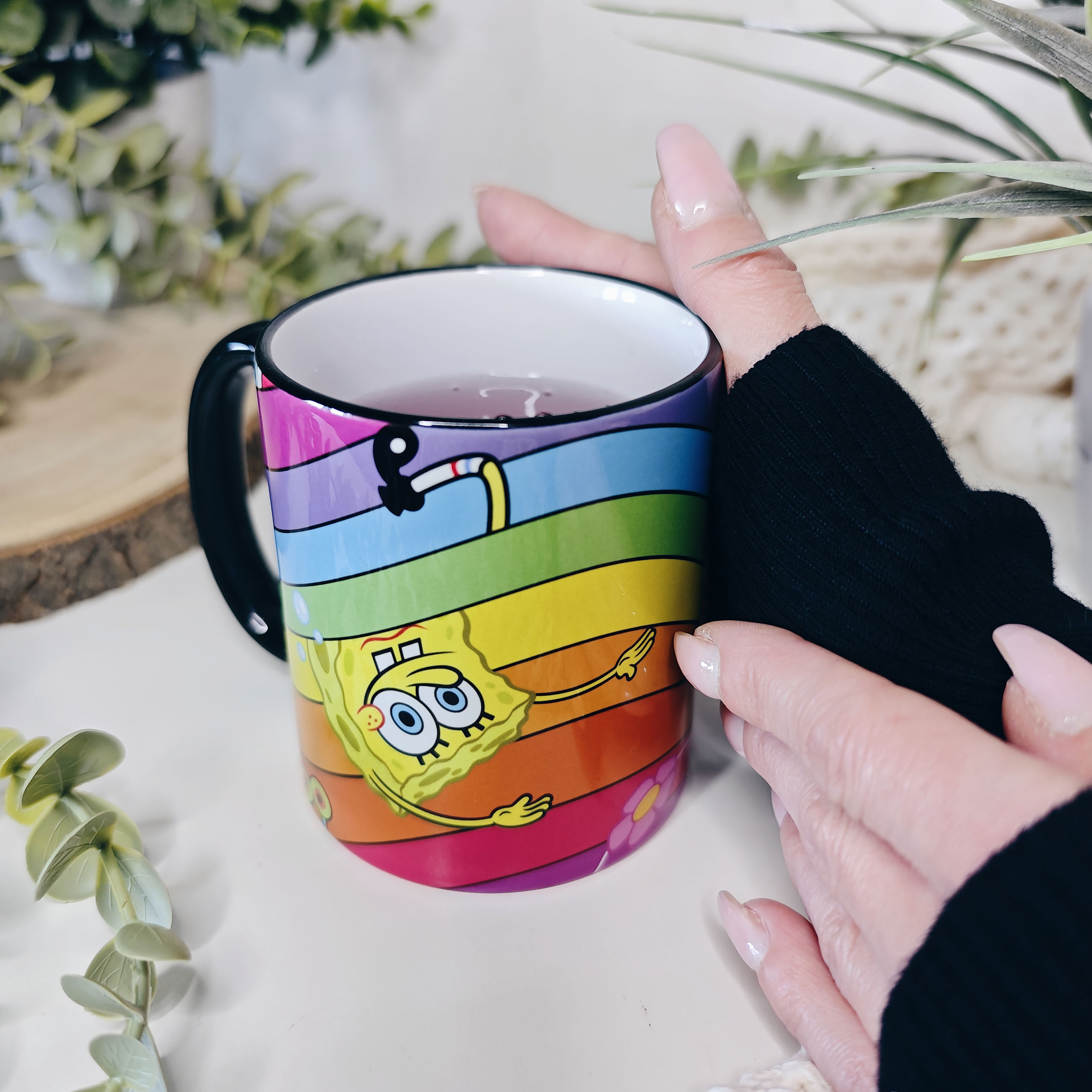 Bob Esponja - Taza Rainbow