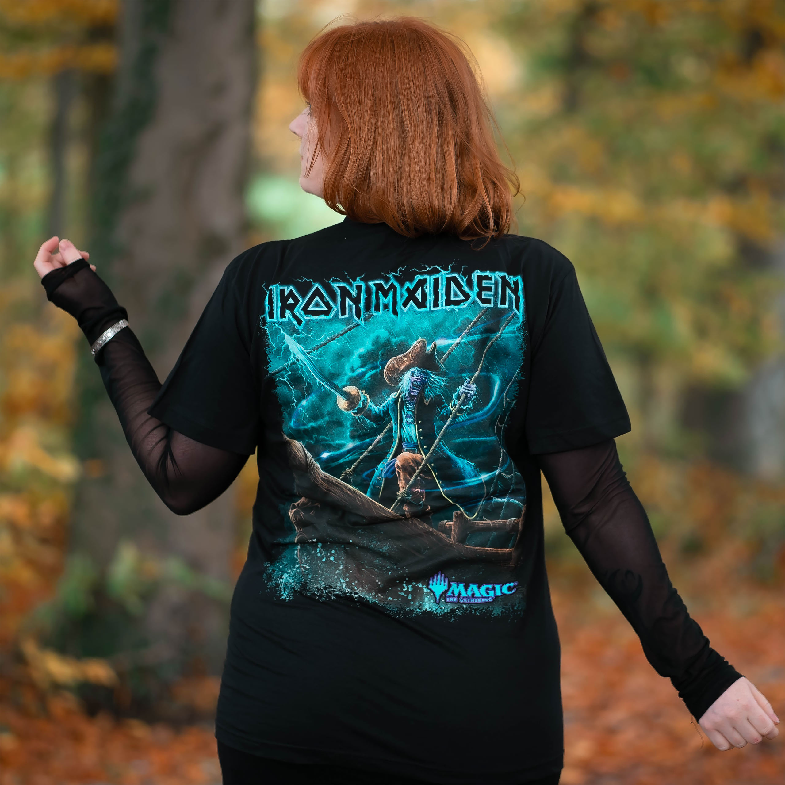 Iron Maiden - Magic: The Gathering Captain N'Ghathrod T-shirt czarny