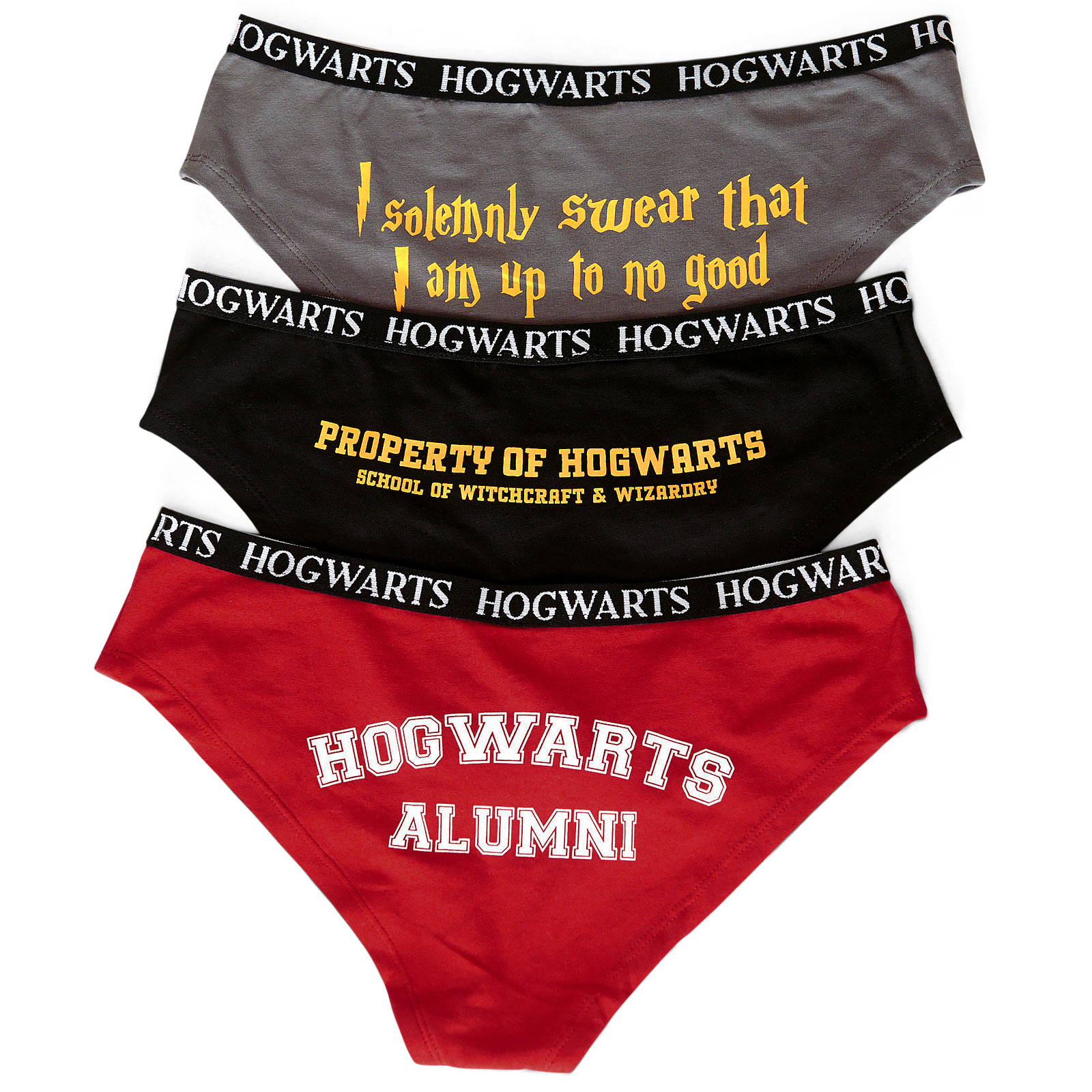 Harry Potter - Hogwarts Panty Set 3-piece