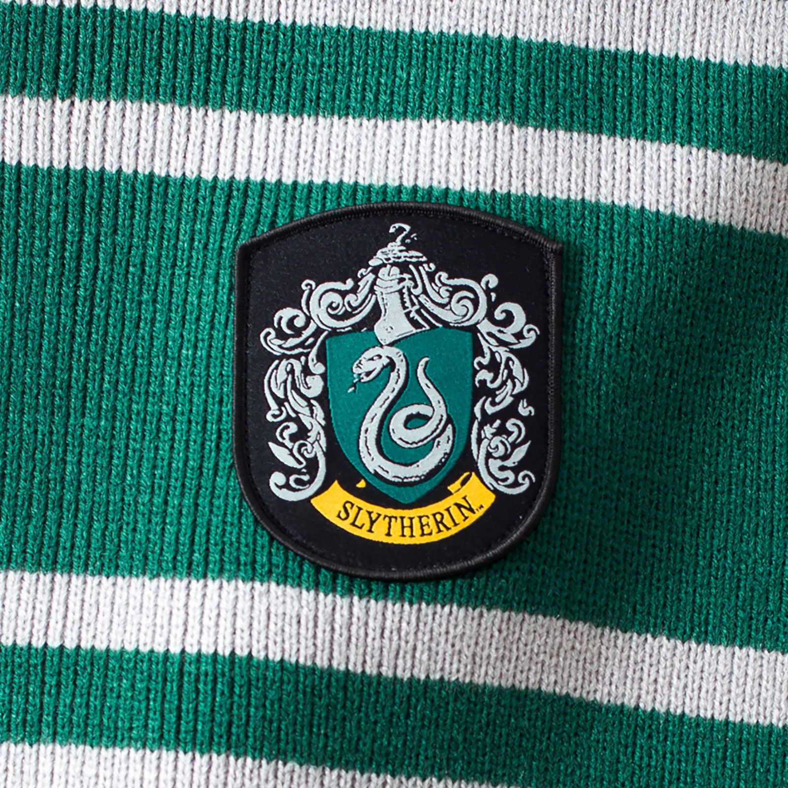 Harry Potter - Echarpe en tricot Slytherin gris-vert