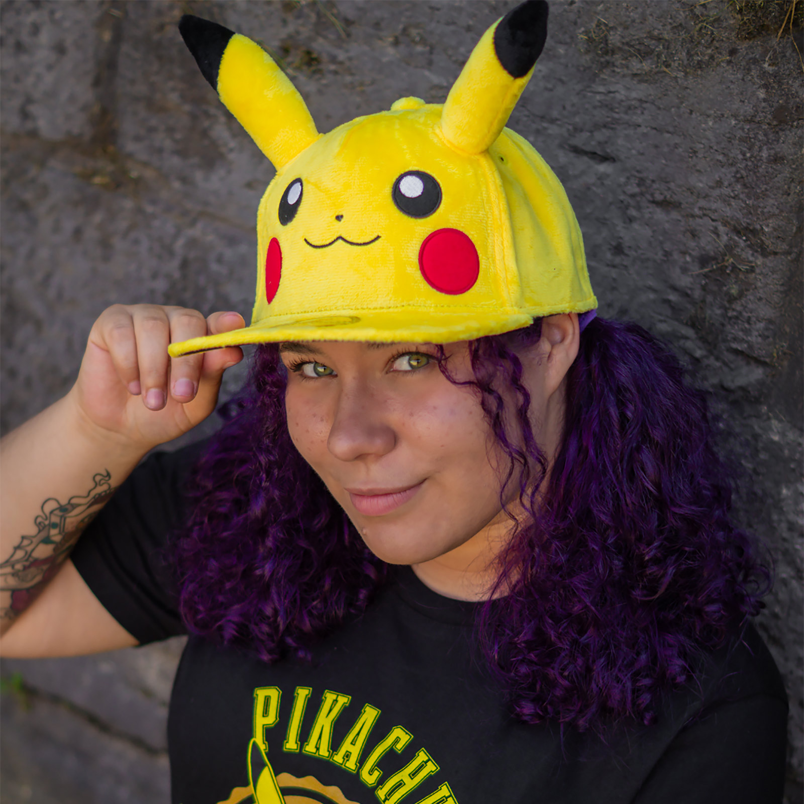 Pokemon - Pikachu Pluche Snapback Cap
