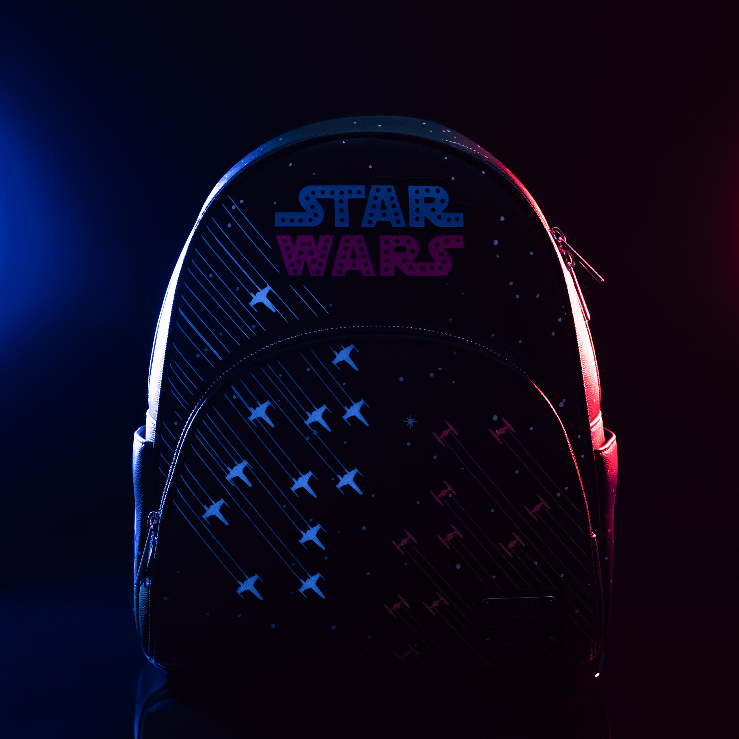 Star Wars - Sac à dos néon des années 70 avec lumière