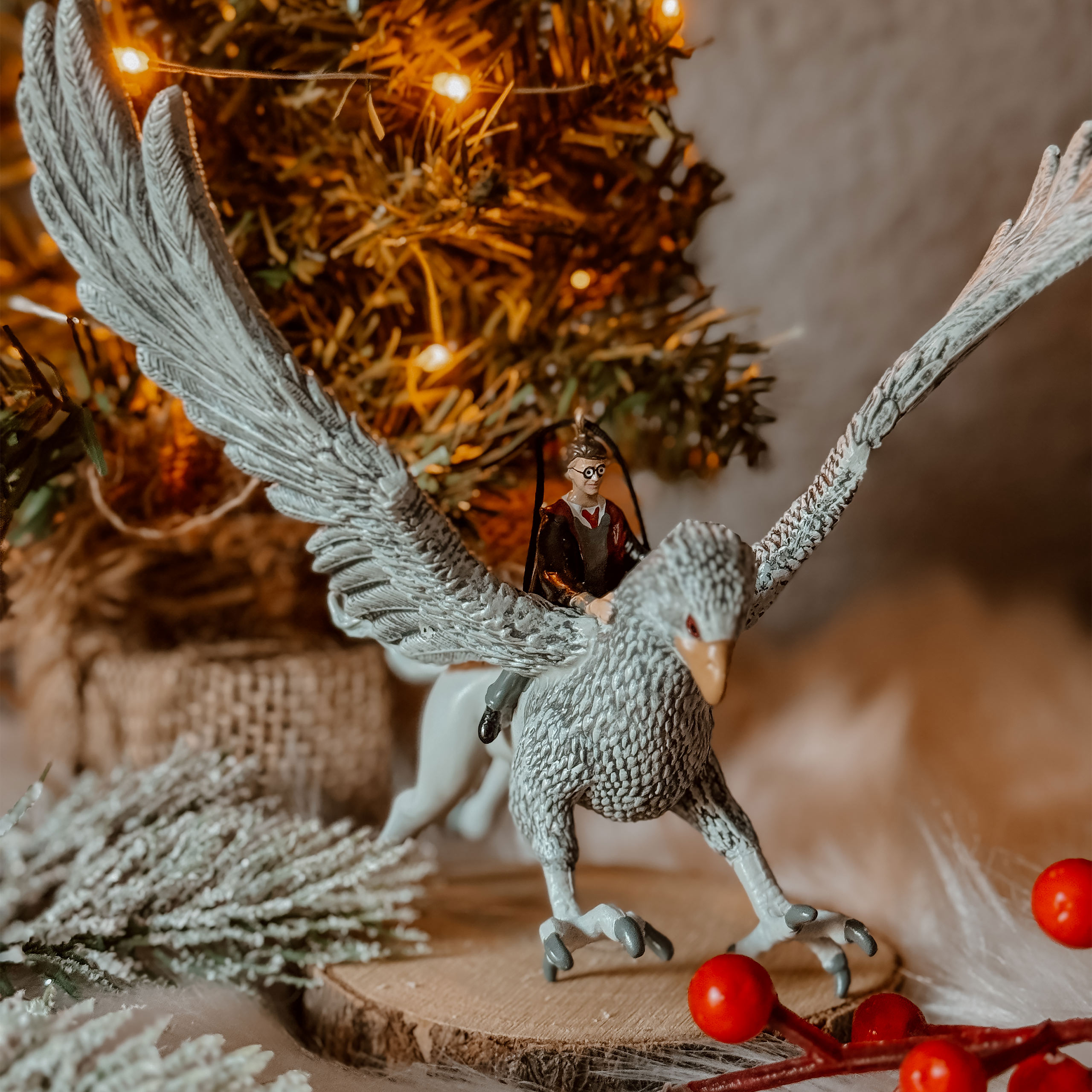 Ozdoba choinkowa Harry z Hardodziobem - Harry Potter