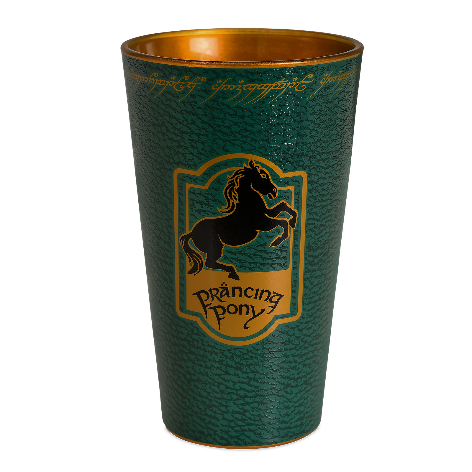 Lord of the Rings - The Prancing Pony Glass green