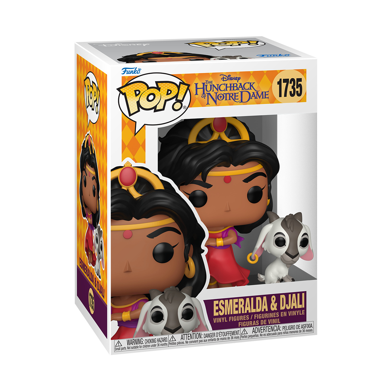 De Klokkenluider van de Notre Dame – Esmeralda met Djali Funko Pop! figuur