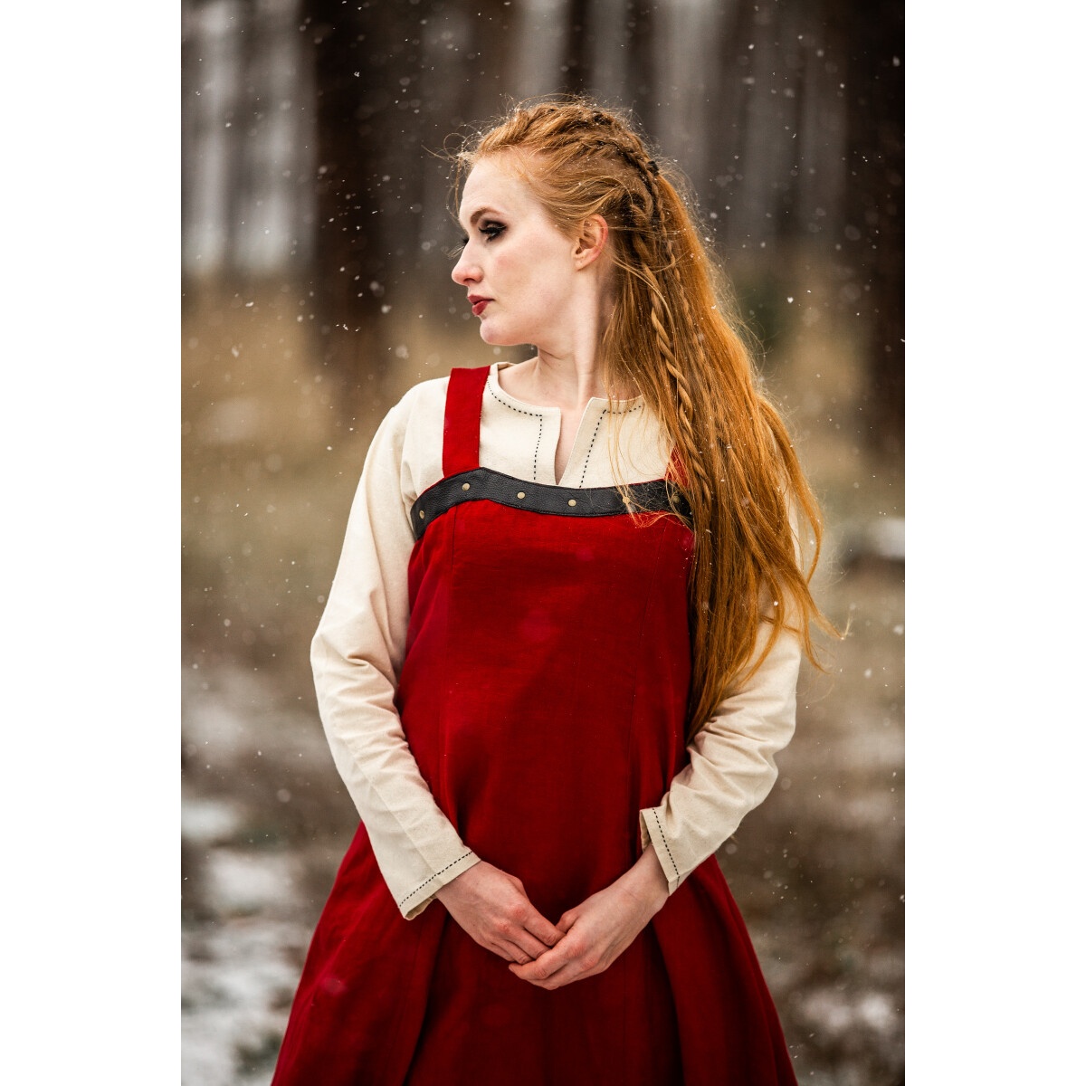 Medieval Viking Overdress Alena red
