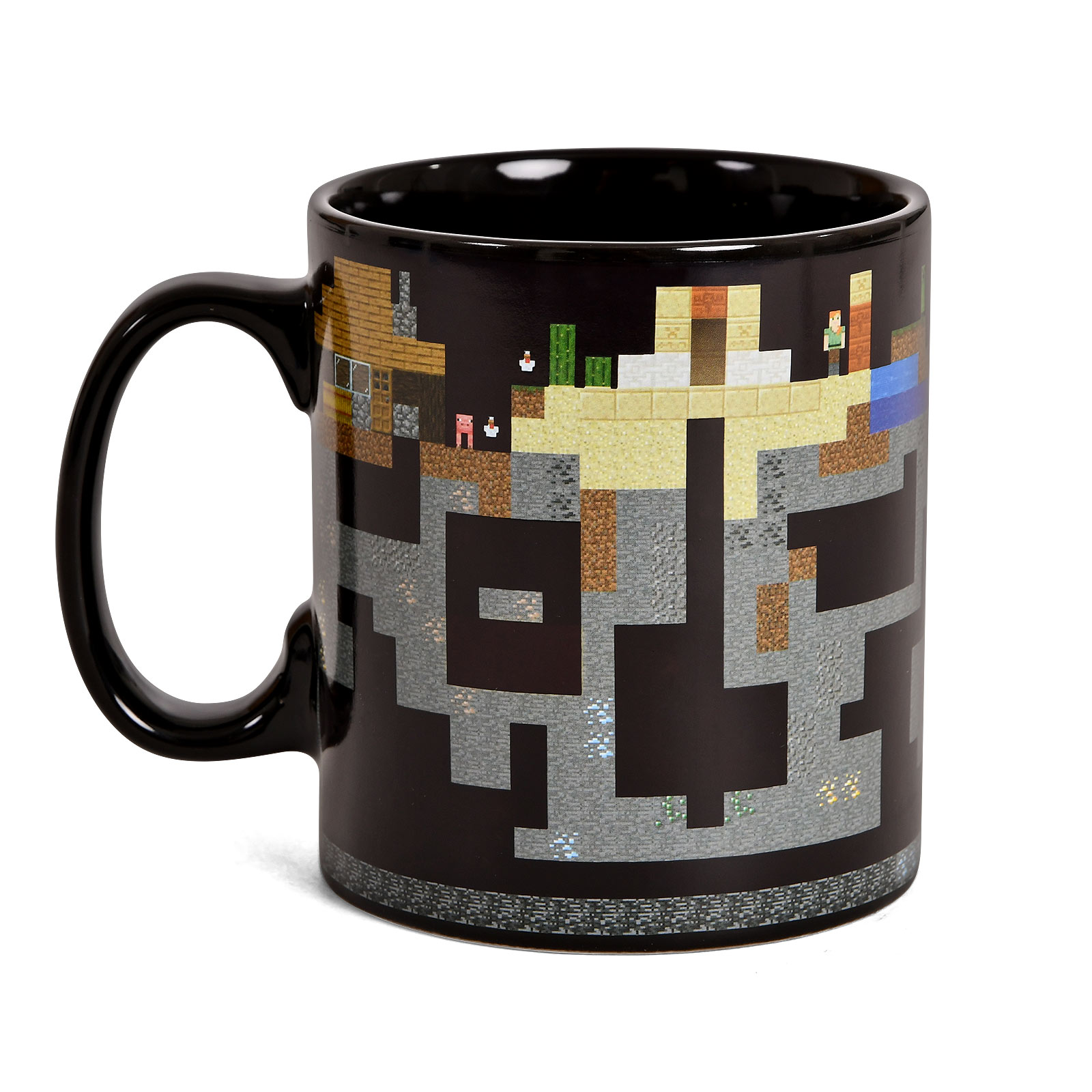 Minecraft - Pixel World Thermo Effect Mug