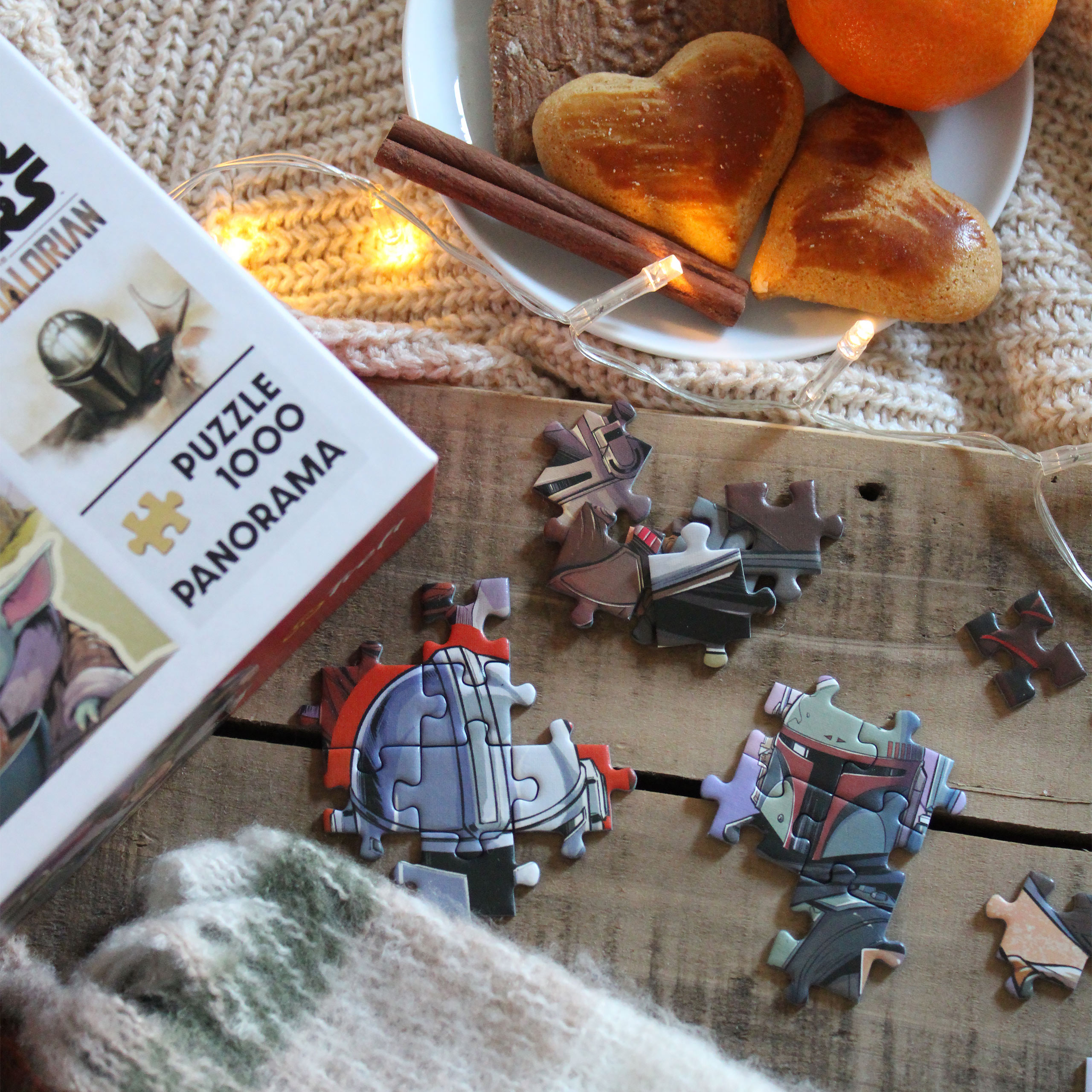 Puzzle Mandalorien avec Grogu - Star Wars Le Mandalorien