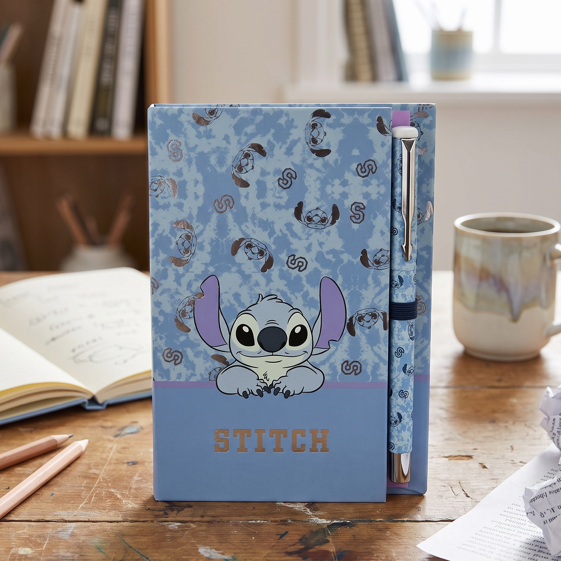 Stitch Notizblockset mit Stift - Lilo & Stitch