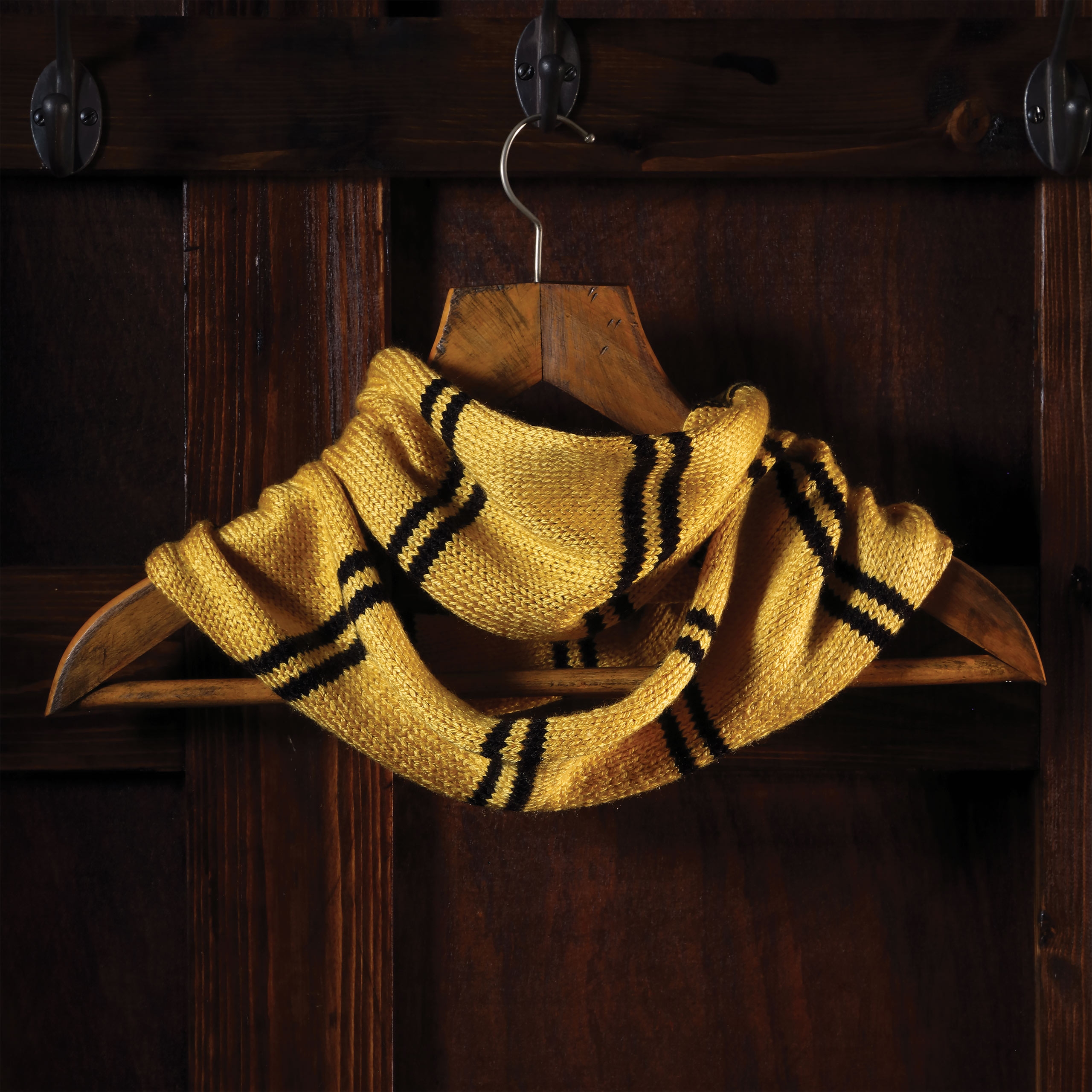 Kit de tricot pour écharpe en boucle Hufflepuff - Harry Potter
