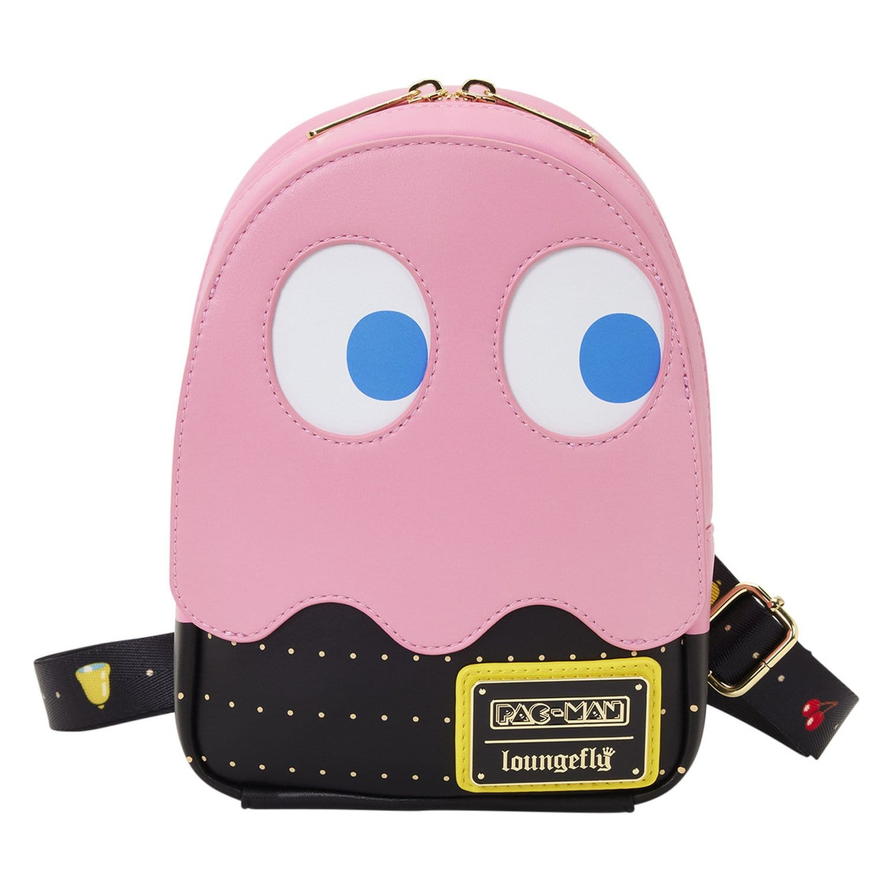 Lilo Pacman Pac-Man by Loungefly sling chest bag / crossbody bag Pinky Ghost ...