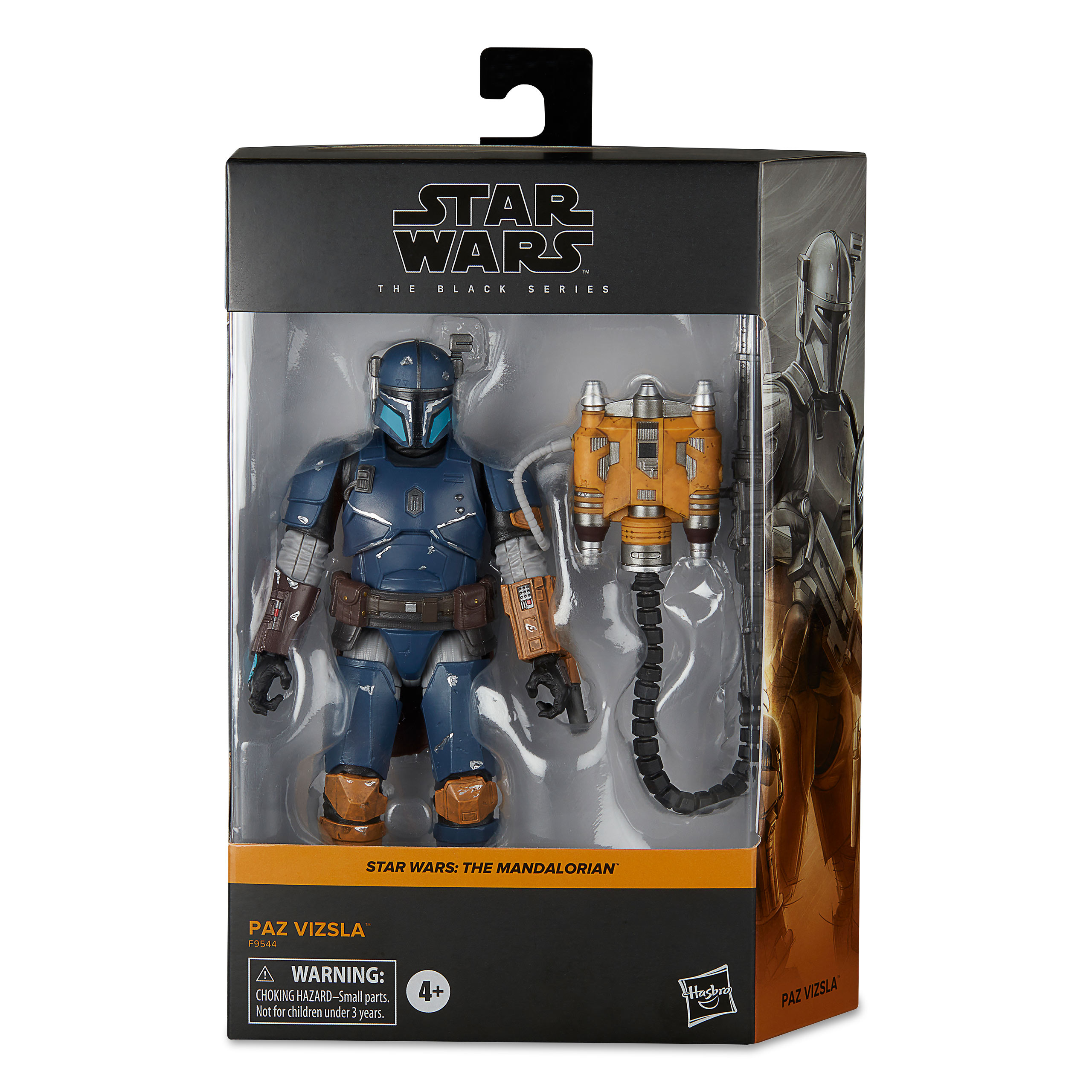 Figurine d'action de la série noire Paz Vizsla - Star Wars The Mandalorian