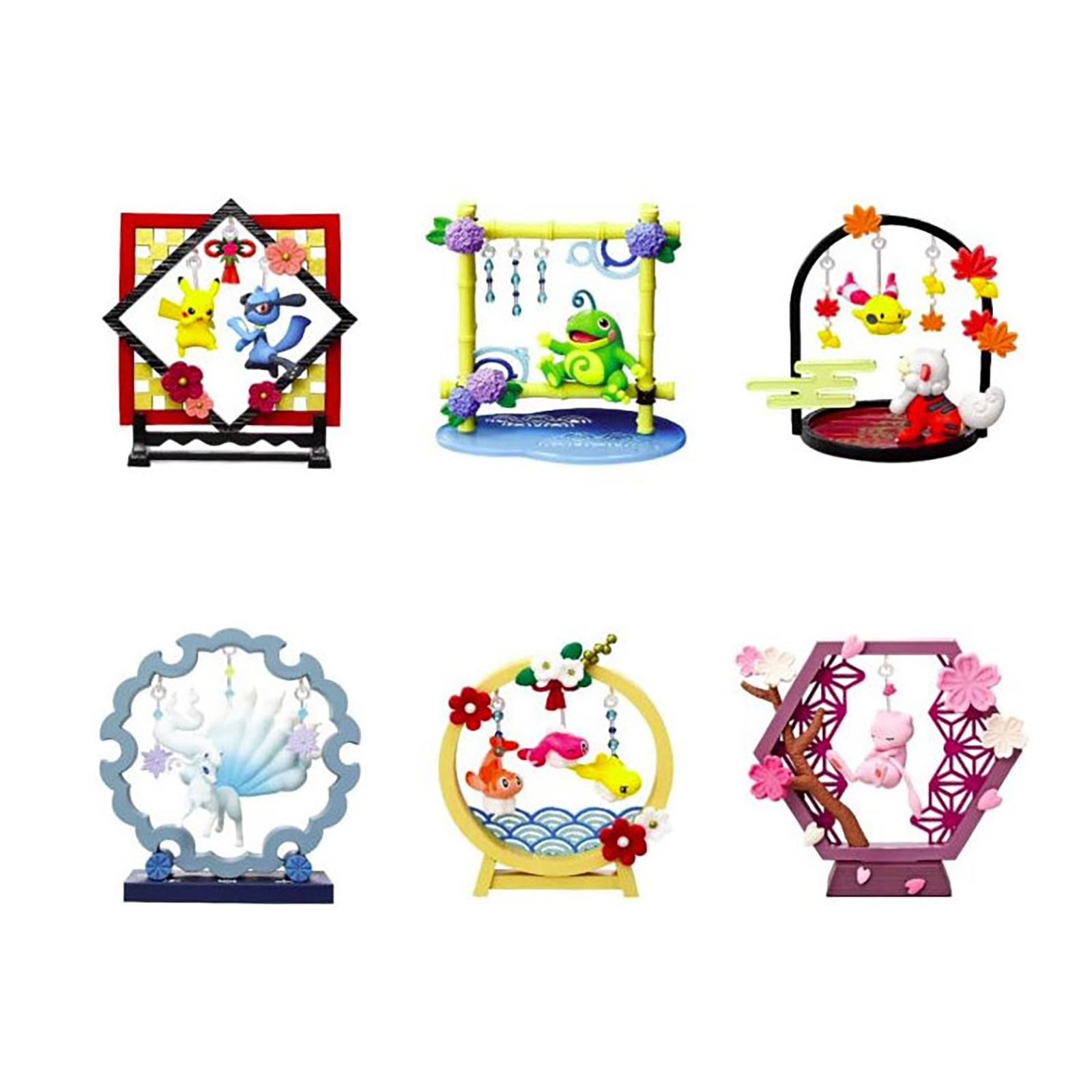 Pokémon - Présentoir de figurines Diorama Mystère Funwari Yurarin