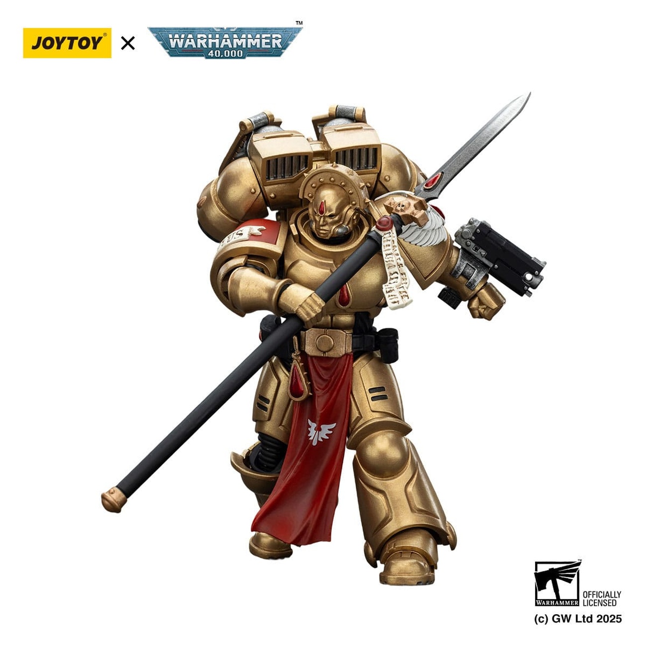 Warhammer 40,000: Combat Patrol Blood Angels Figura de acción Sanguinary Guard 2 con Angelus Boltgun y Encarmine Spear 20 cm
