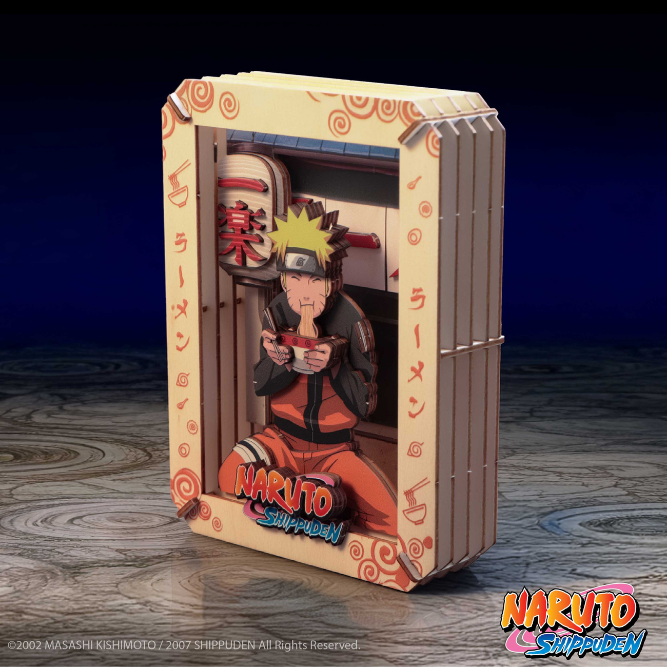 Naruto - Ramen Wooden Theatre 3D Bilderrahmen