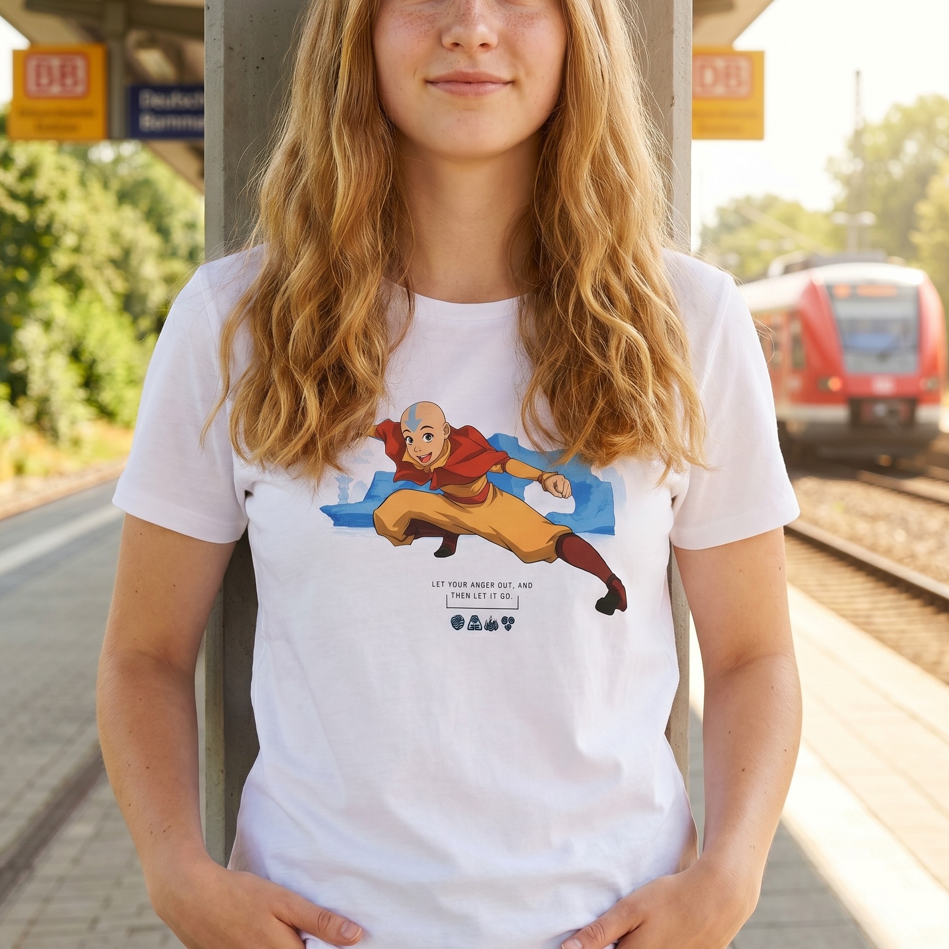 Avatar L'ultimo maestro dell'aria - T-shirt bianca di Aang