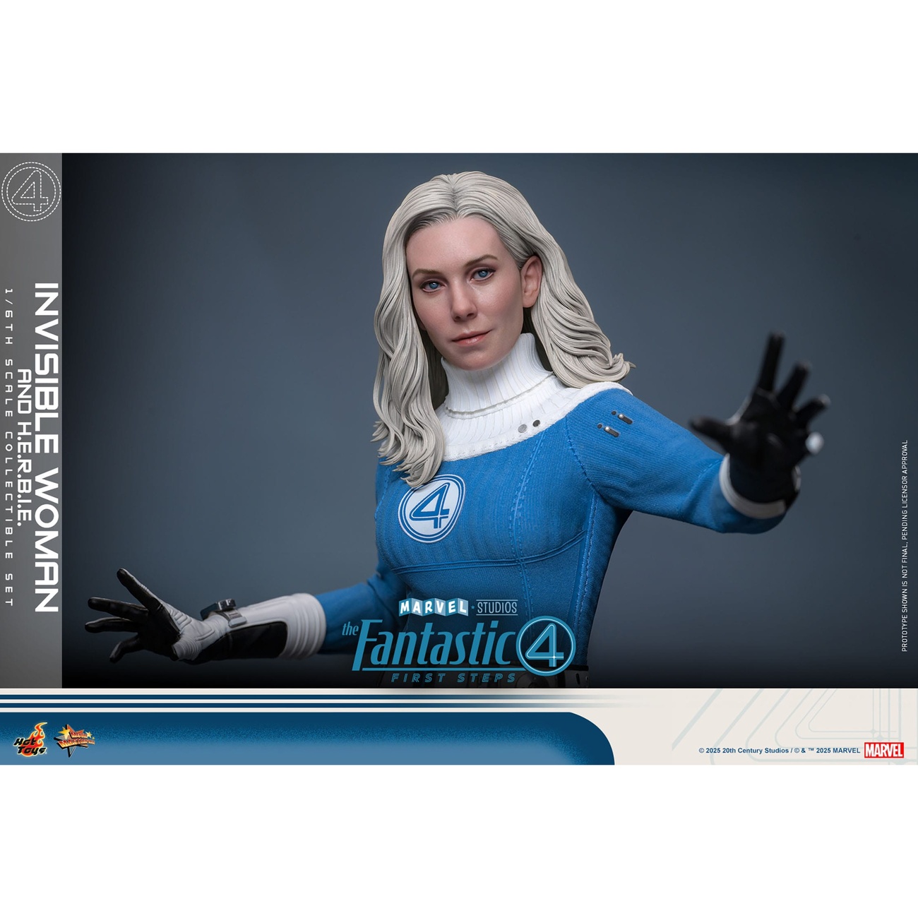Les Quatre Fantastiques - Invisible Woman & H.E.R.B.I.E. coffret de figurines d’action Masterpiece 1:6