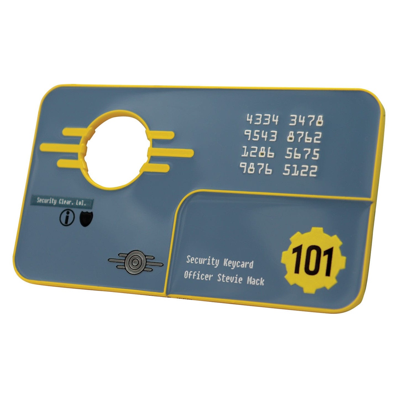 Fallout 3 Réplica Tarjeta de Seguridad Vault 101 Edición Limitada