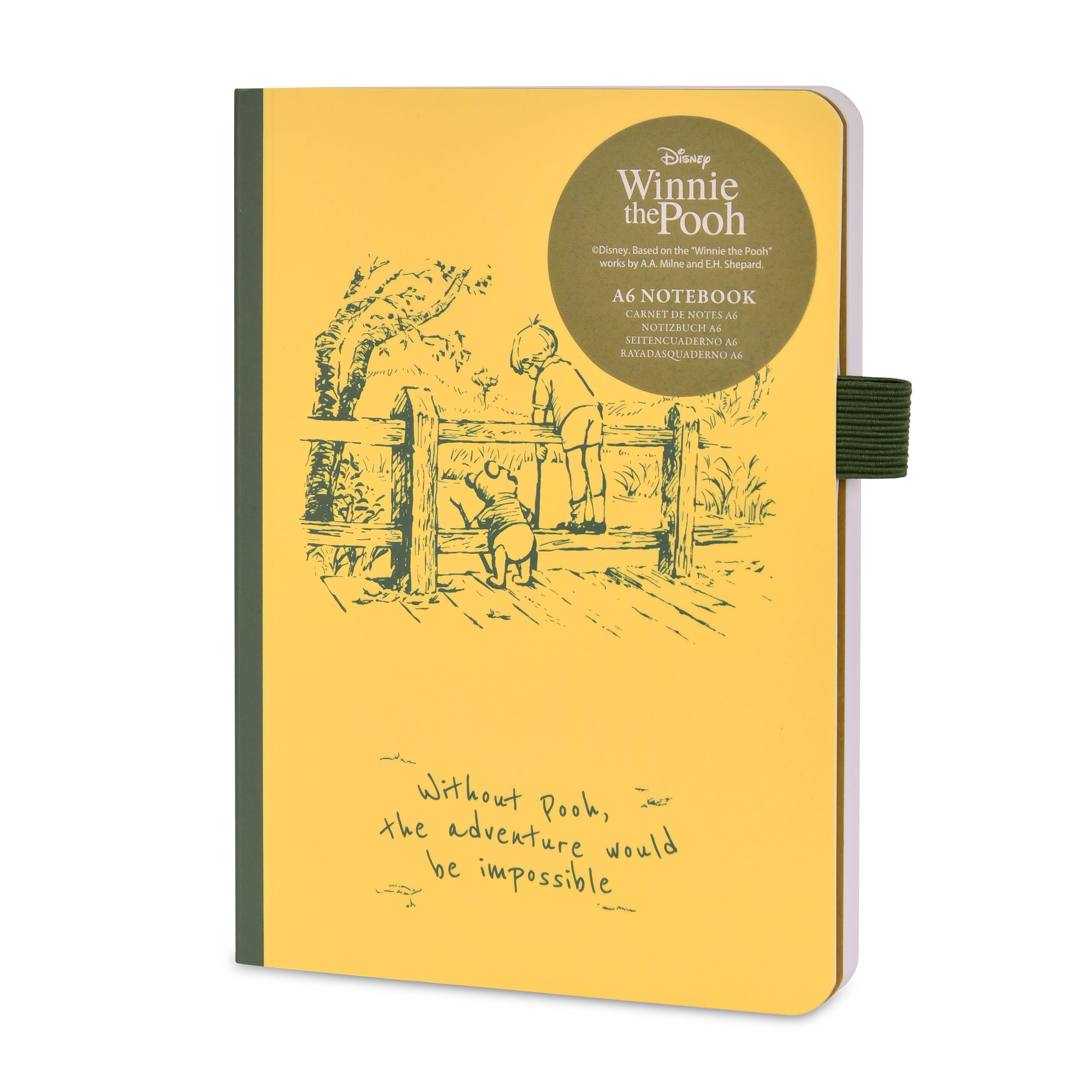 Winnie the Pooh - A6 Notebook