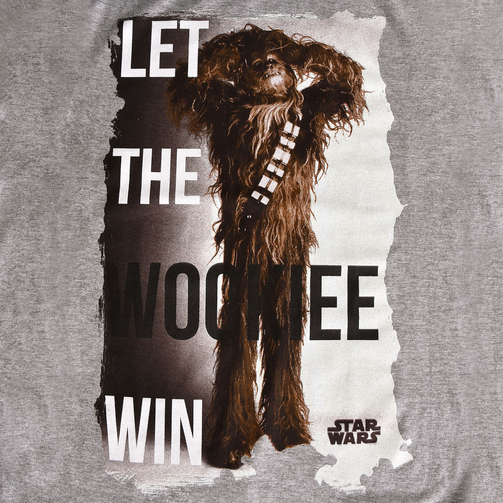 Star Wars - Laat de Wookiee winnen T-shirt grijs