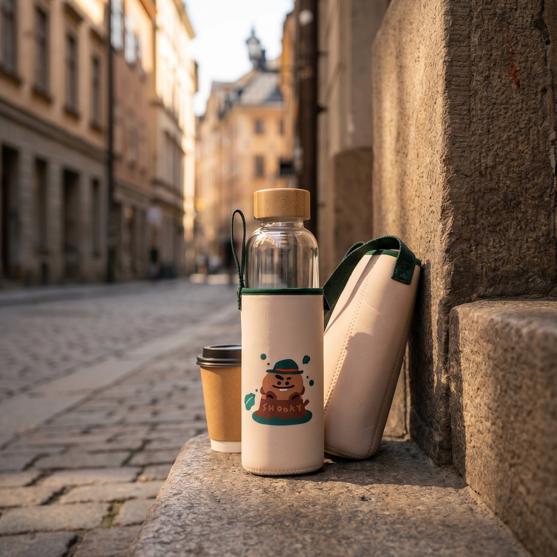 Line Friends - BT21 Shooky Botella de agua