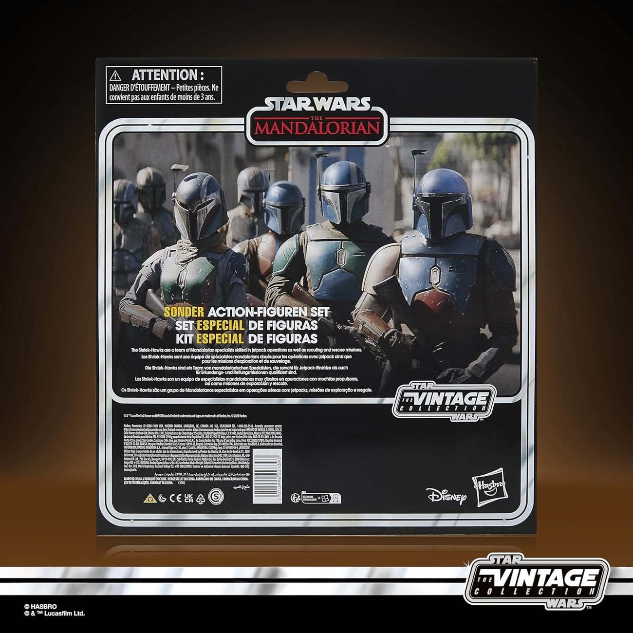 Star Wars The Mandalorian Vintage Collection Action Figure 4-Pack Mandalorian Shriek-Hawk 10 cm