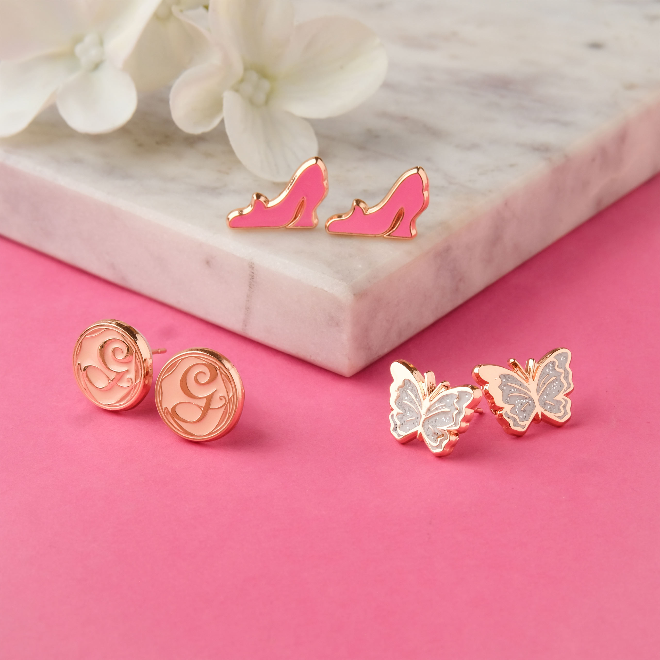 Wicked - Glinda Earrings 3-piece Set