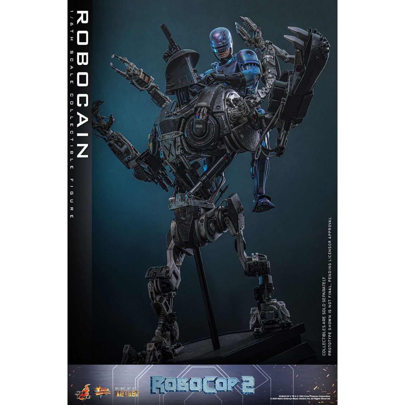 Robocain Design RoboCop 2 - RoboCain Masterpiece 1:6 Scale Action Figure | Elbenwald