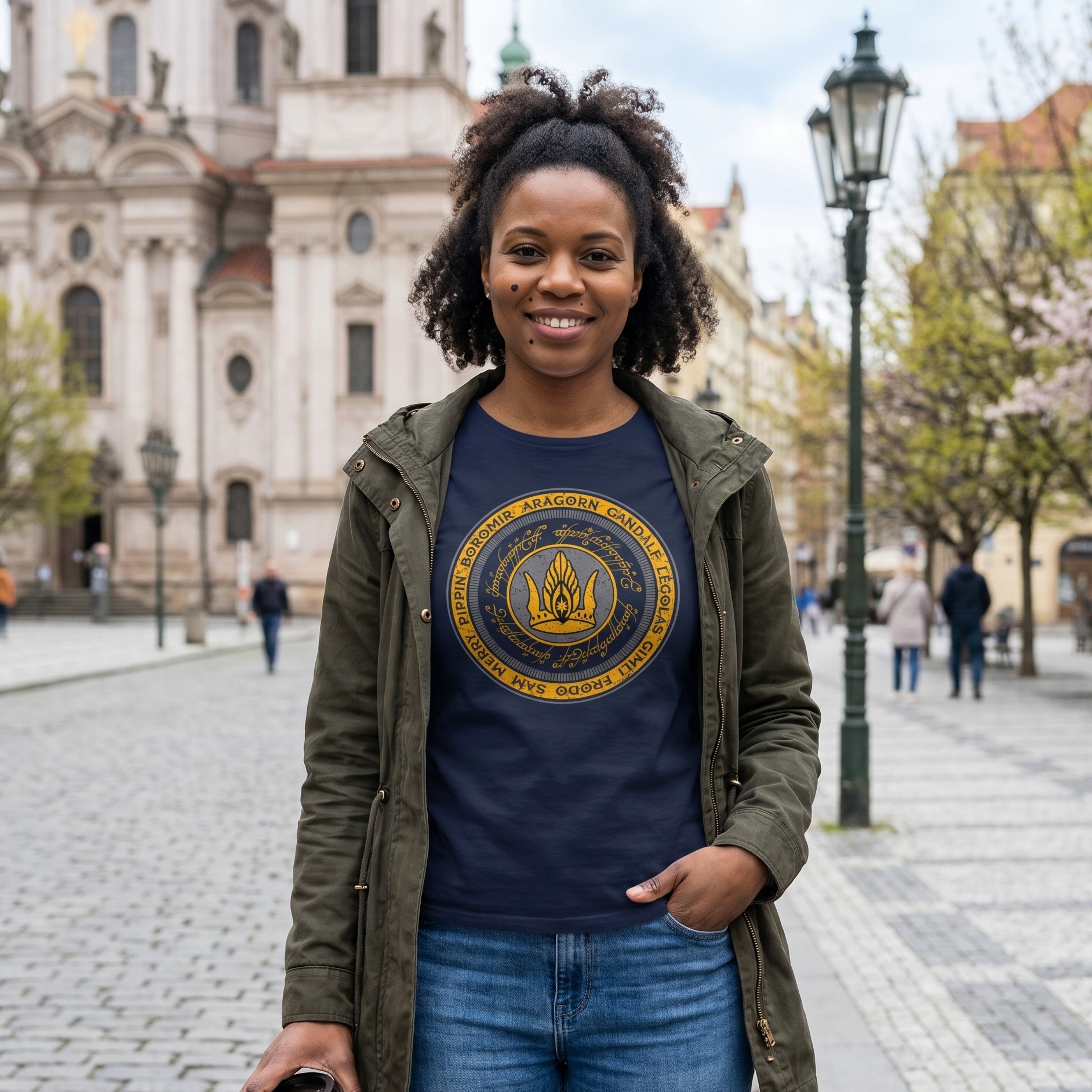 Der Herr der Ringe - Gemeinsam für Gondor T-Shirt blau