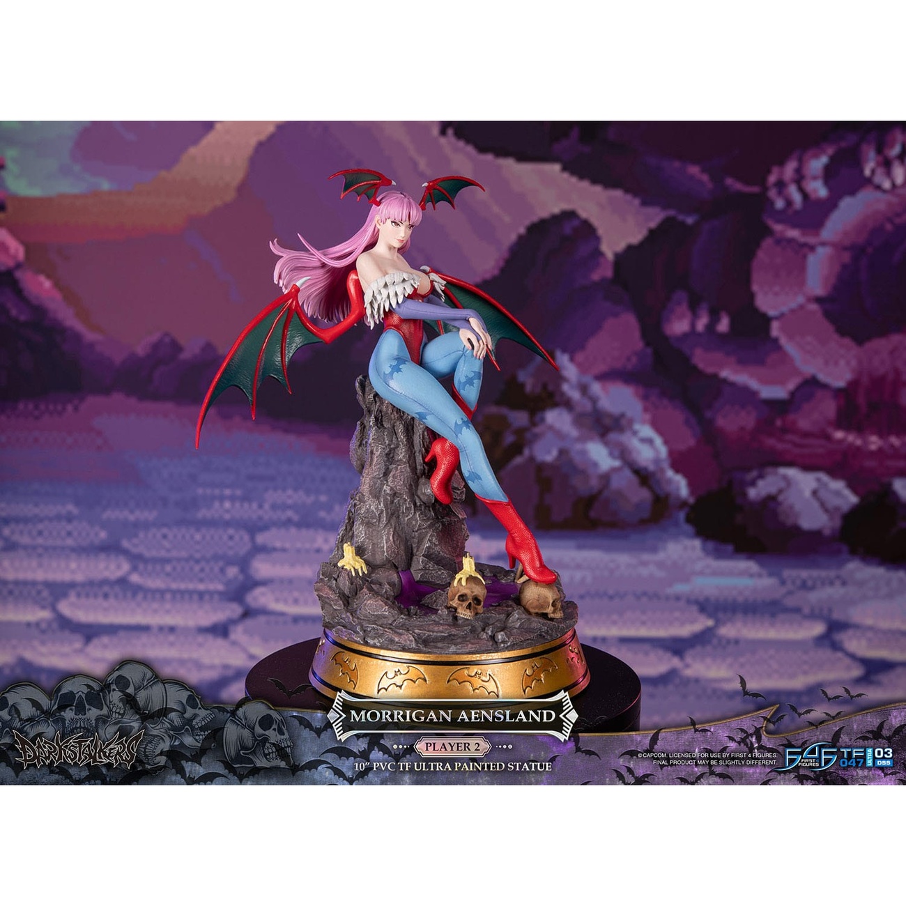 Darkstalkers PVC Statue Morrigan Aensland Player 2 Variant 25 cm
