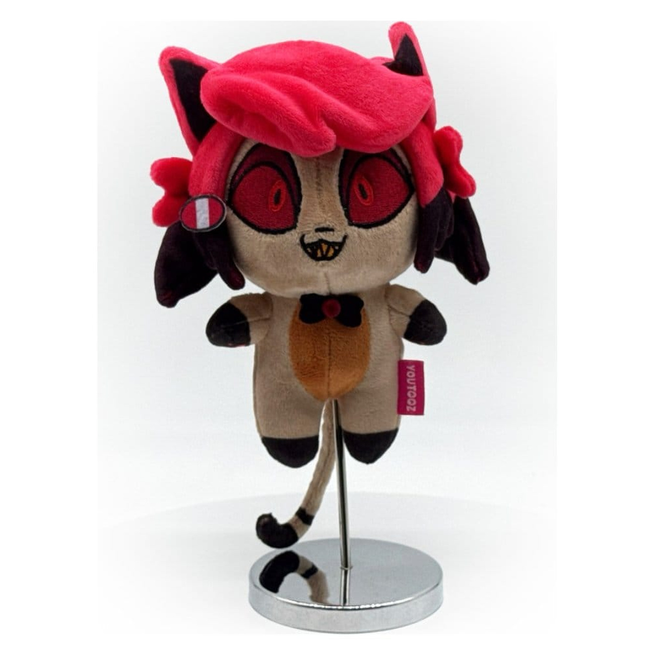 Hazbin Hotel - Alastor Kitty Plush Keychain