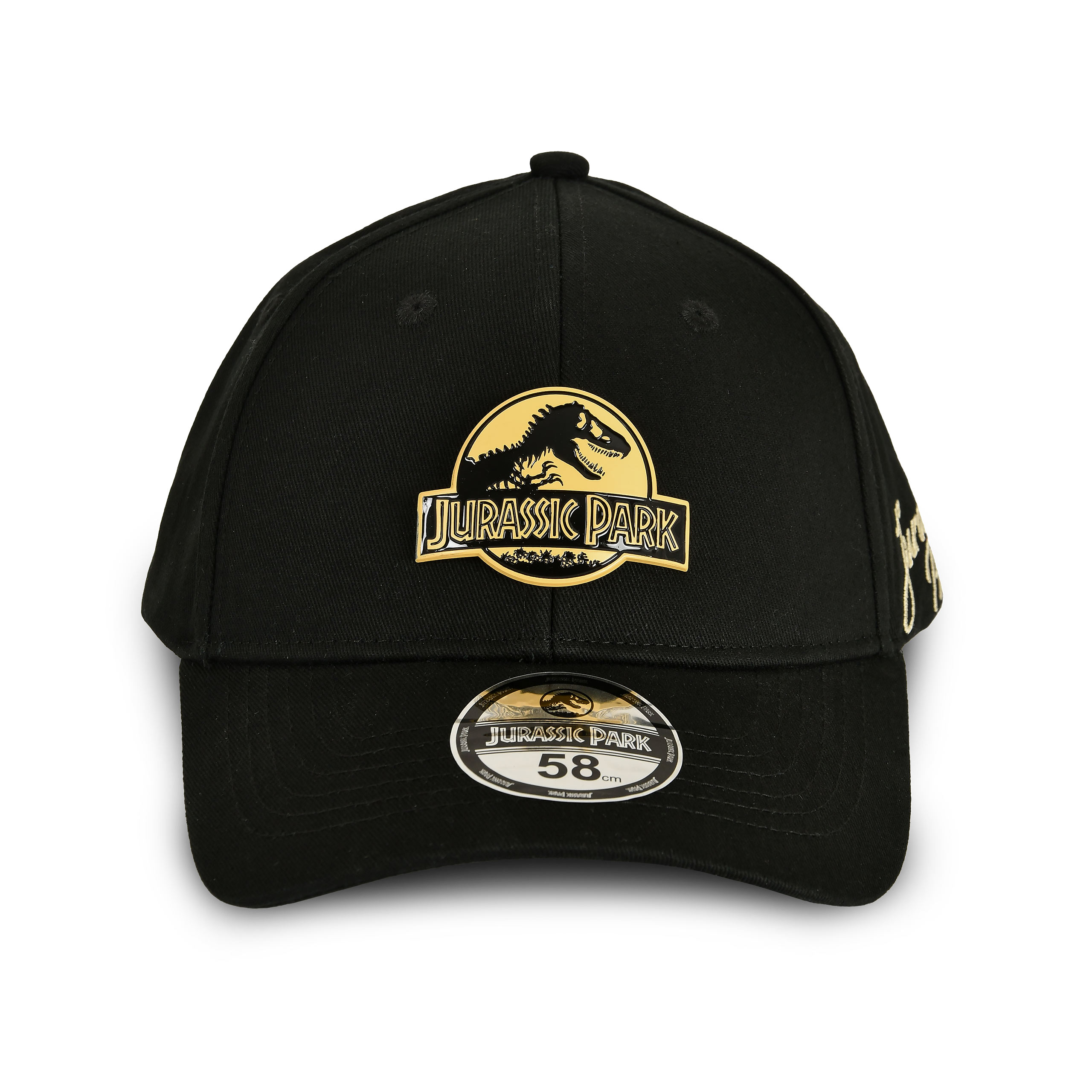 Jurassic Park - Metal Logo Baseball Cap