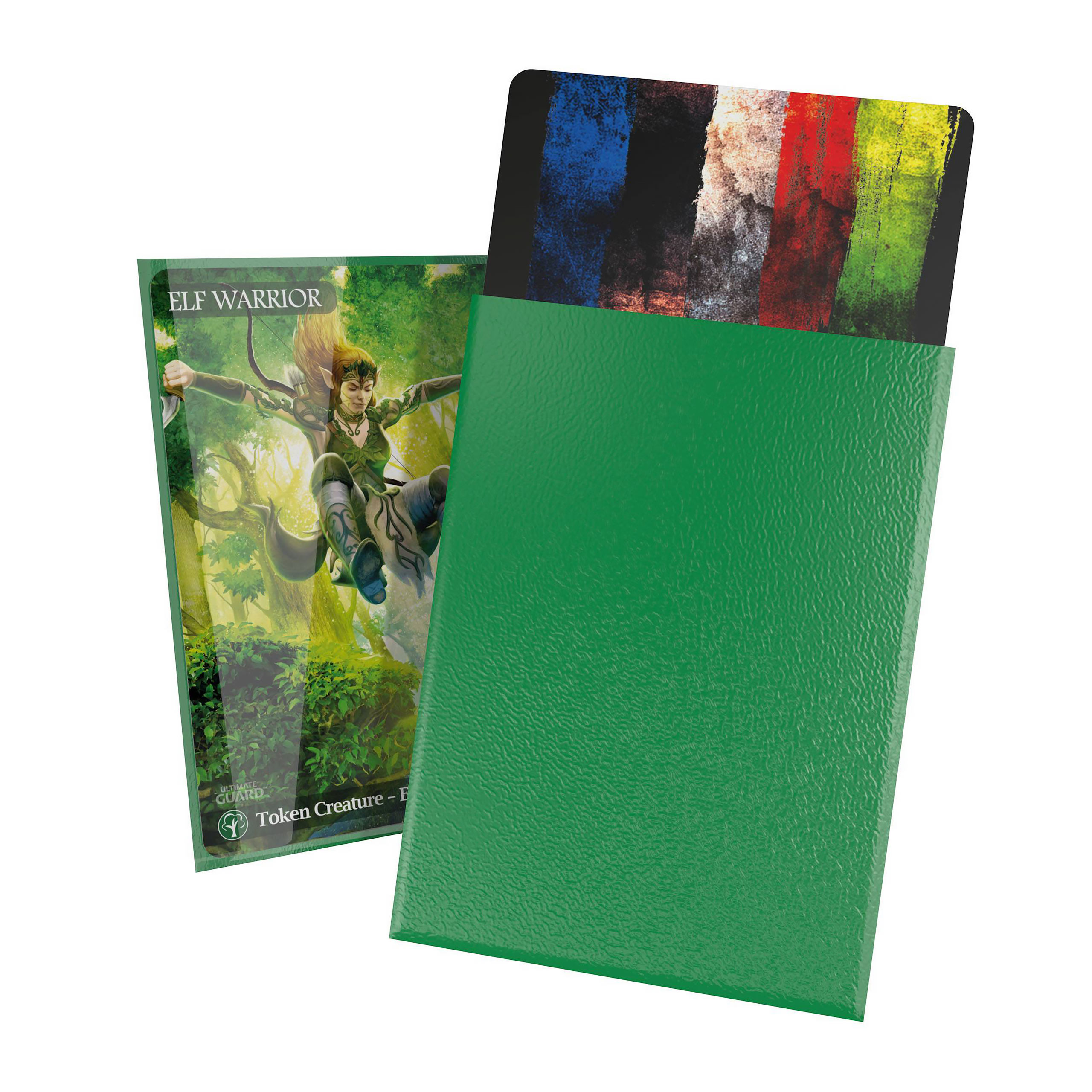 Buste Cortex verdi 100 pezzi Ultimate Guard per TCG formato standard