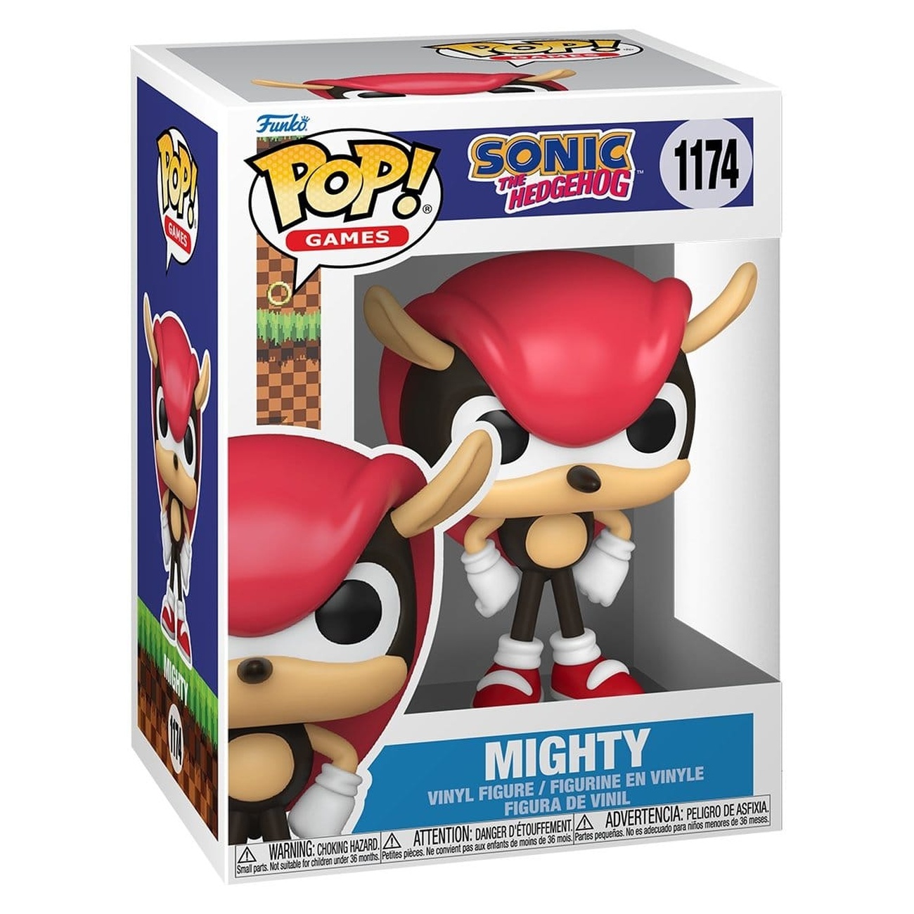 Sonic the Hedgehog - Figurine vinyle POP! Movies Mighty the Armadillo 9 cm